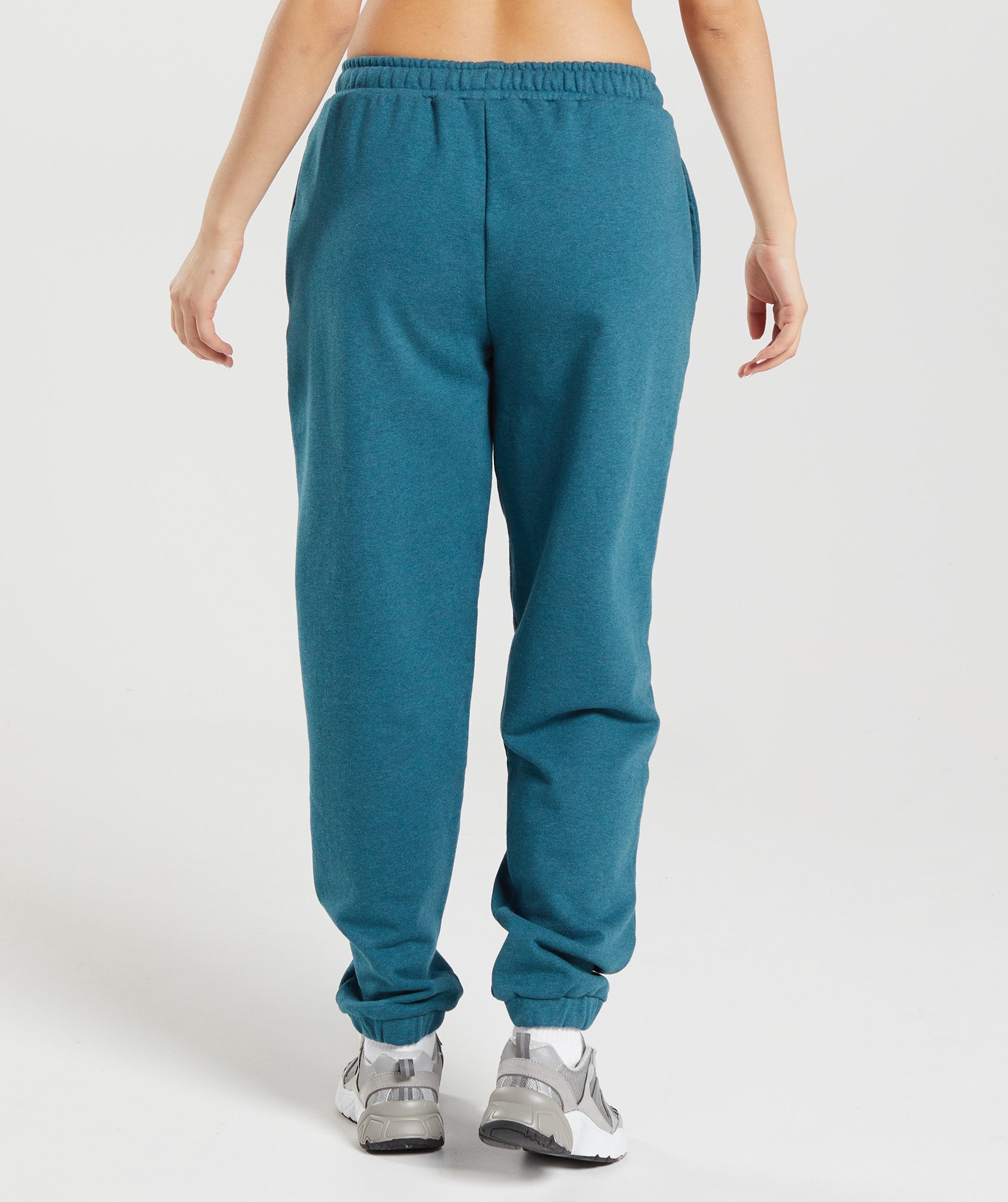 Grey Blue Women's Gymshark Rest Day Sweats Jogger | BWCUZJ-902