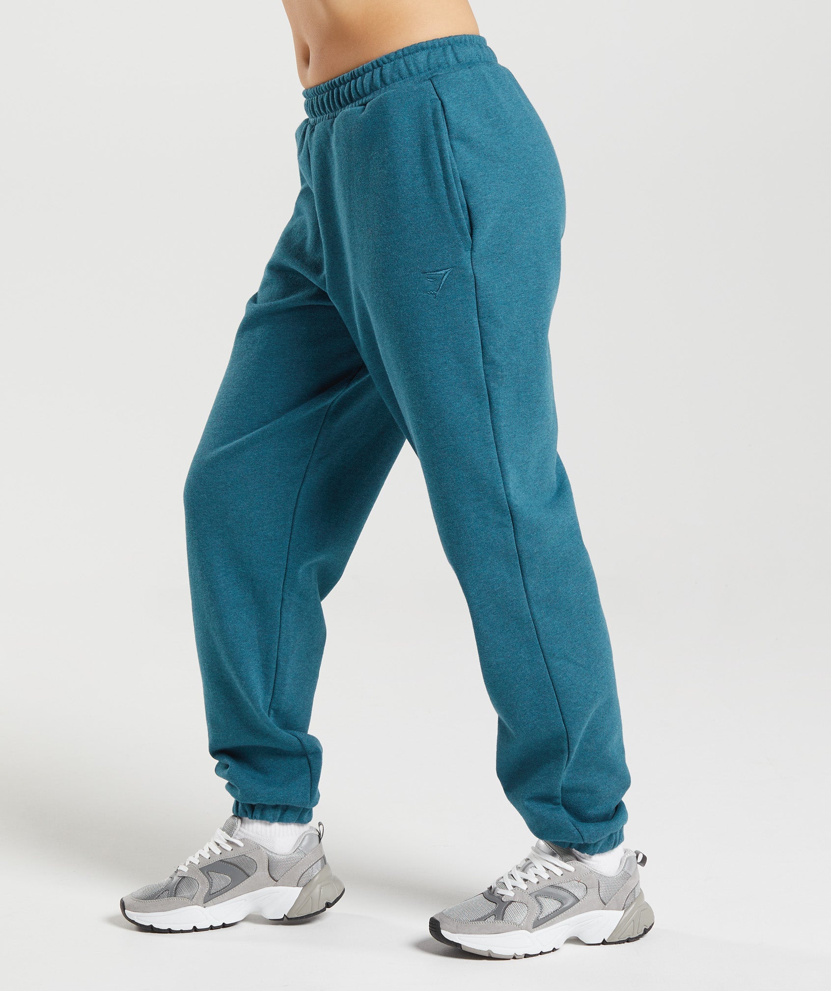 Grey Blue Women's Gymshark Rest Day Sweats Jogger | BWCUZJ-902