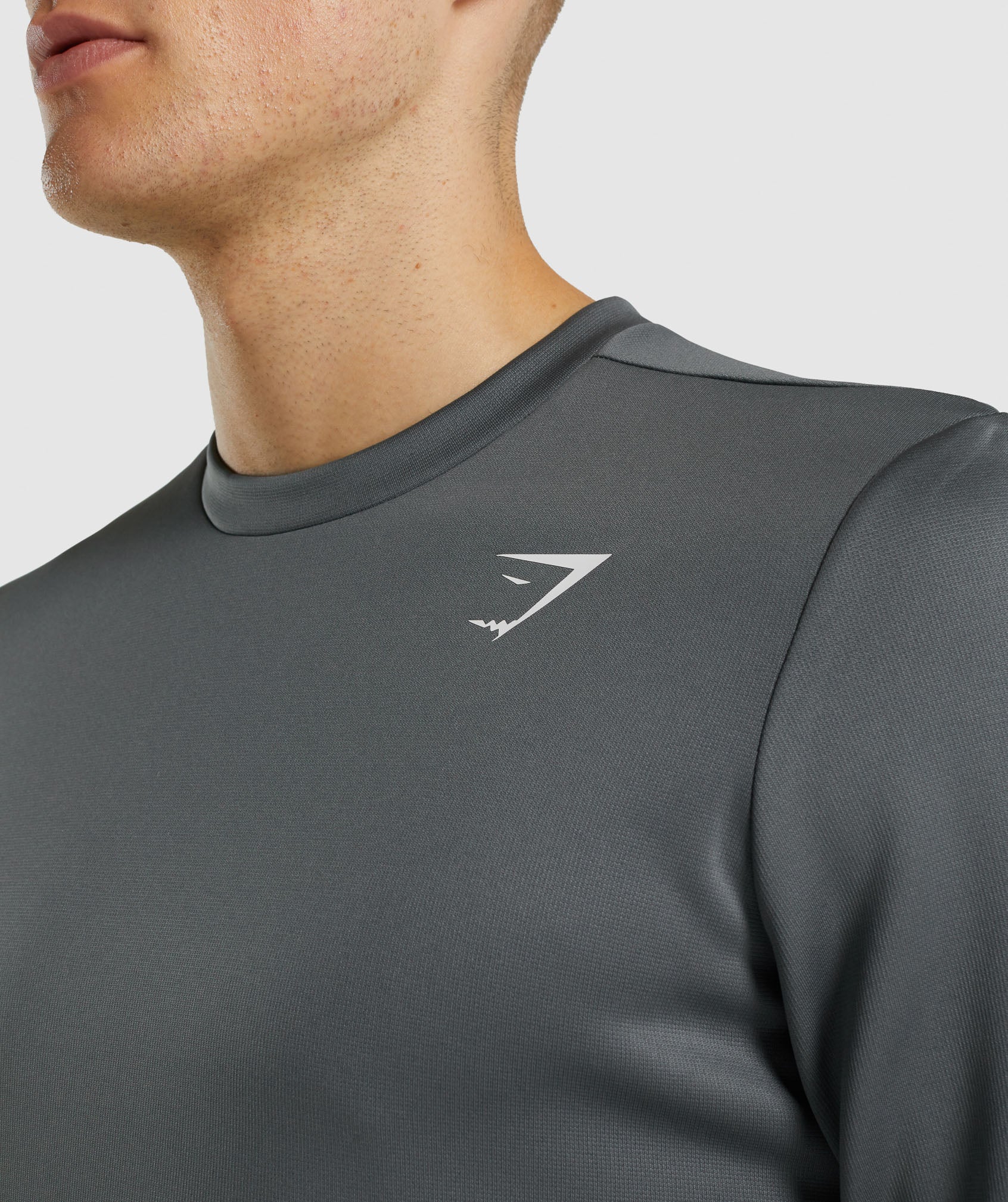 Grey Men's Gymshark Arrival Crew Sweatshirts | ZUJSNE-723