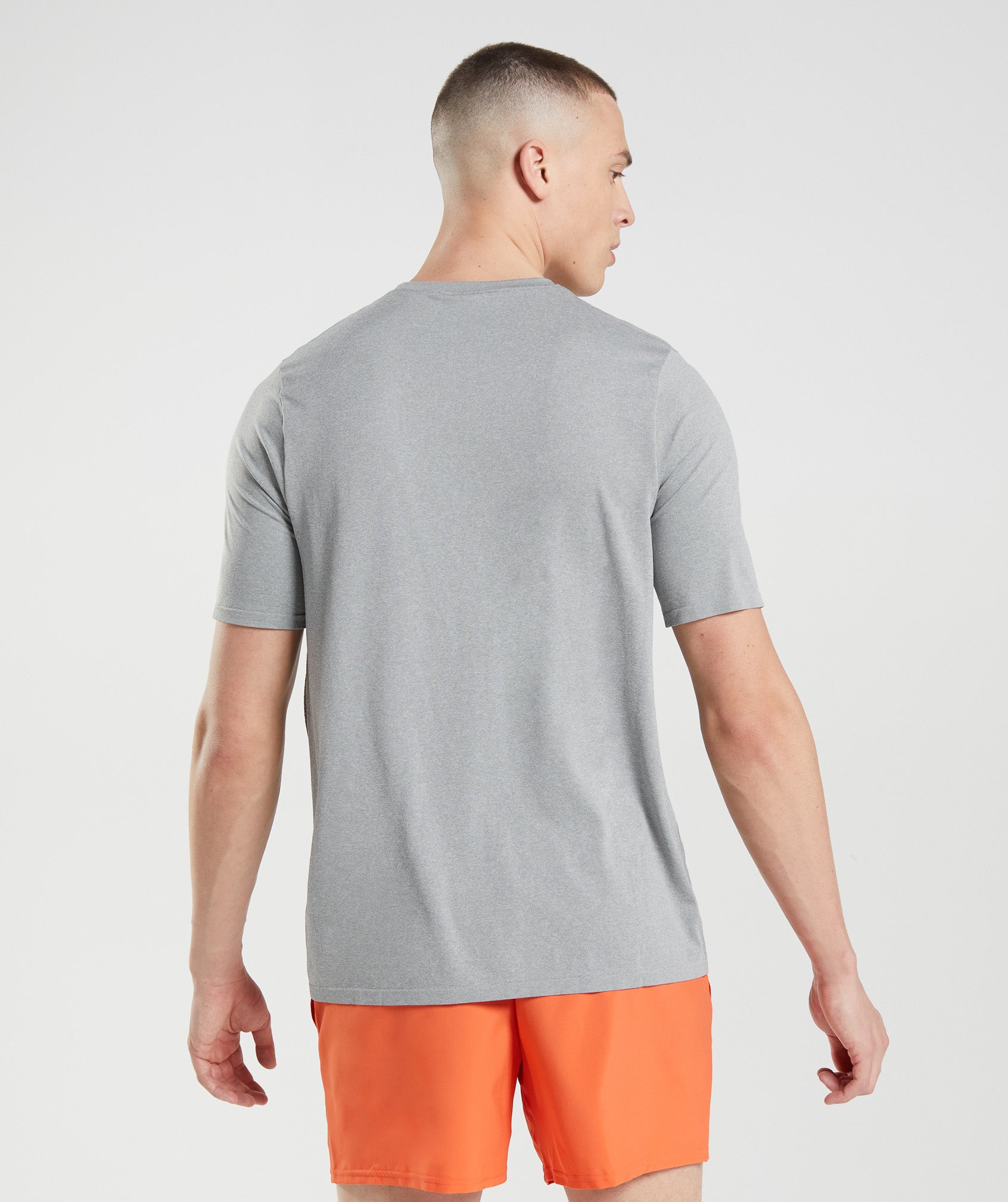 Grey Men's Gymshark Arrival Seamless T Shirts | HUTRAI-472