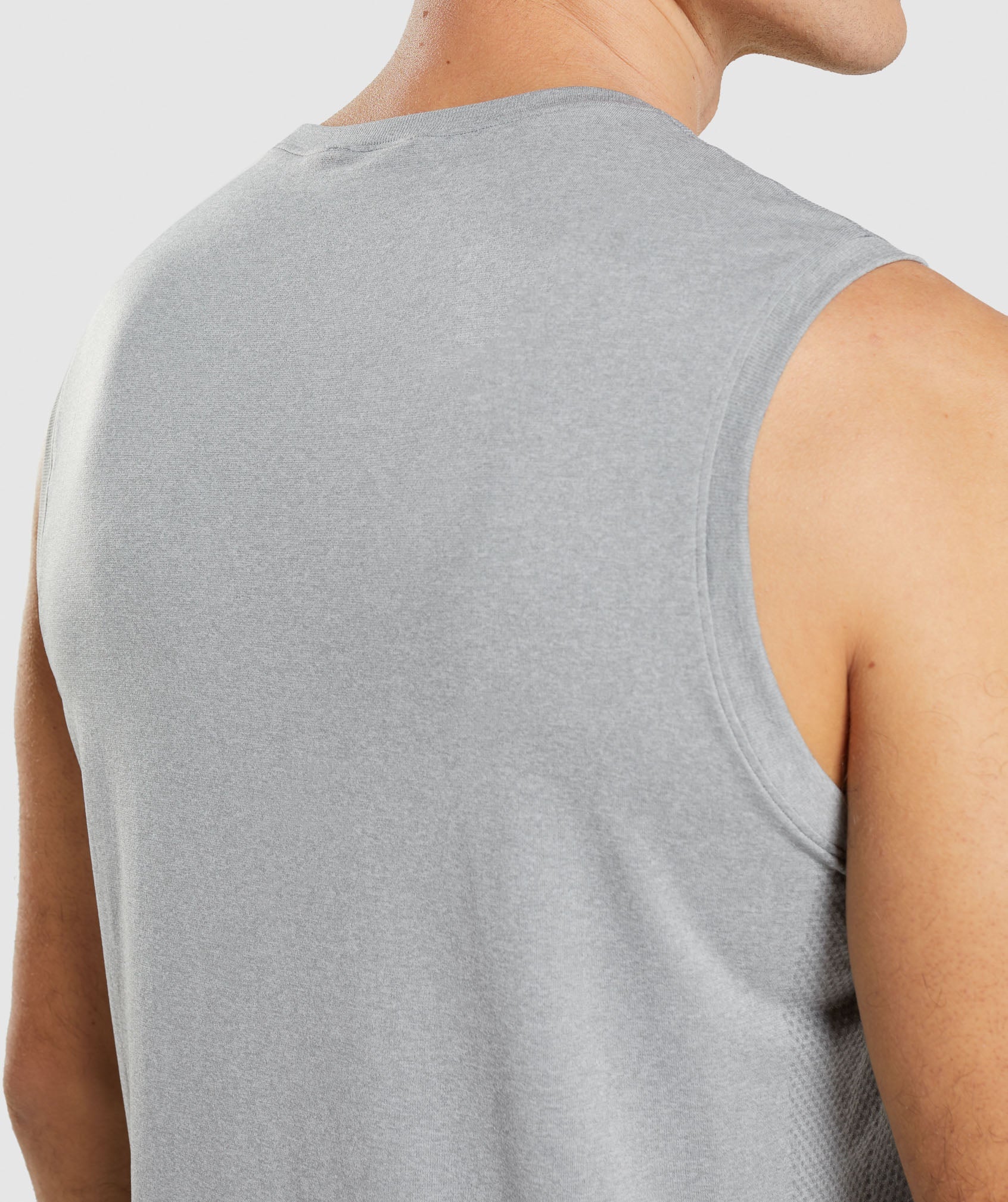 Grey Men's Gymshark Arrival Seamless Tanks | CDBQUJ-725