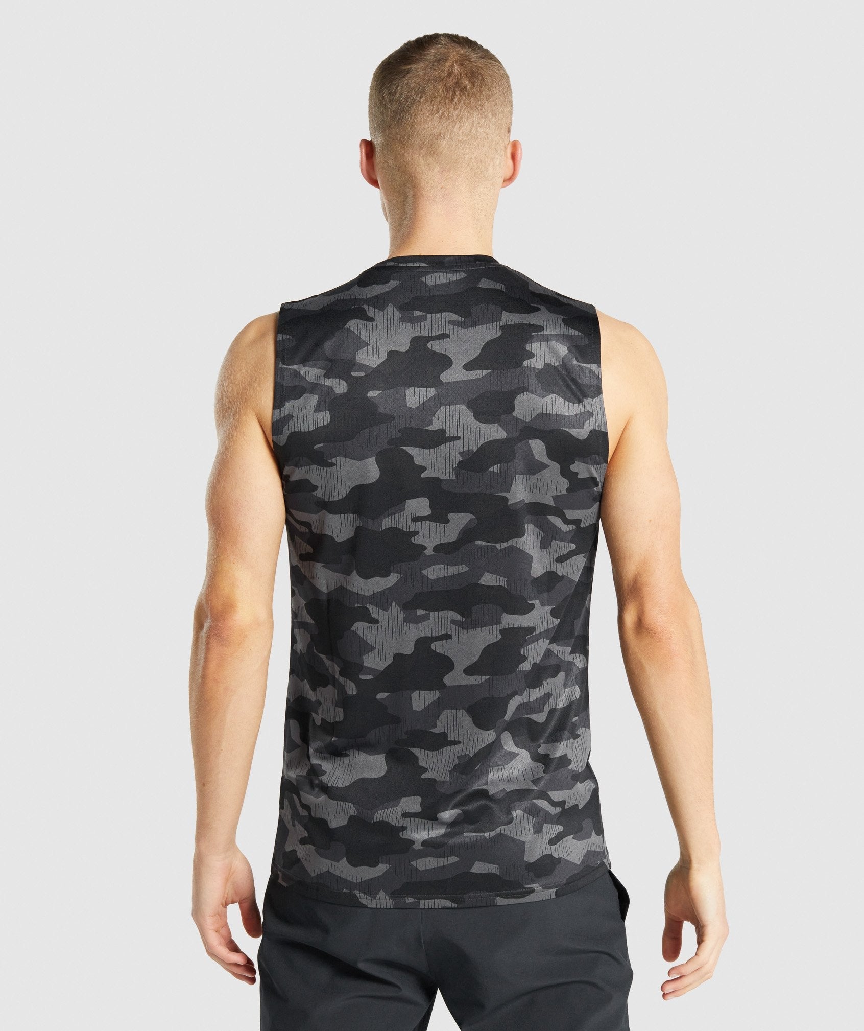 Grey Men's Gymshark Arrival Sleeveless Tanks | NZUOGS-782