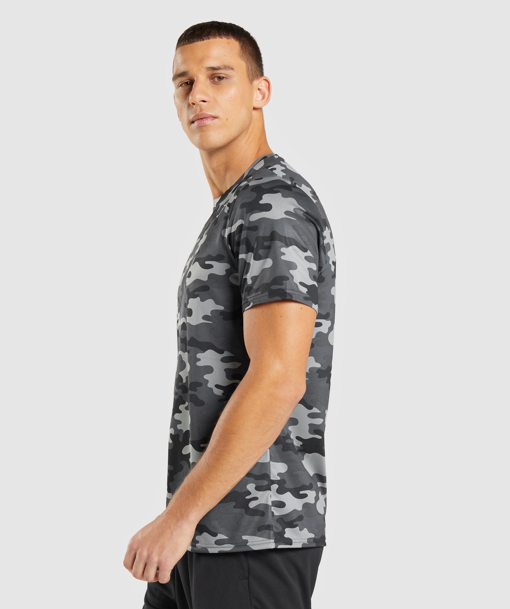 Grey Men's Gymshark Arrival T Shirts | TQNHOY-719