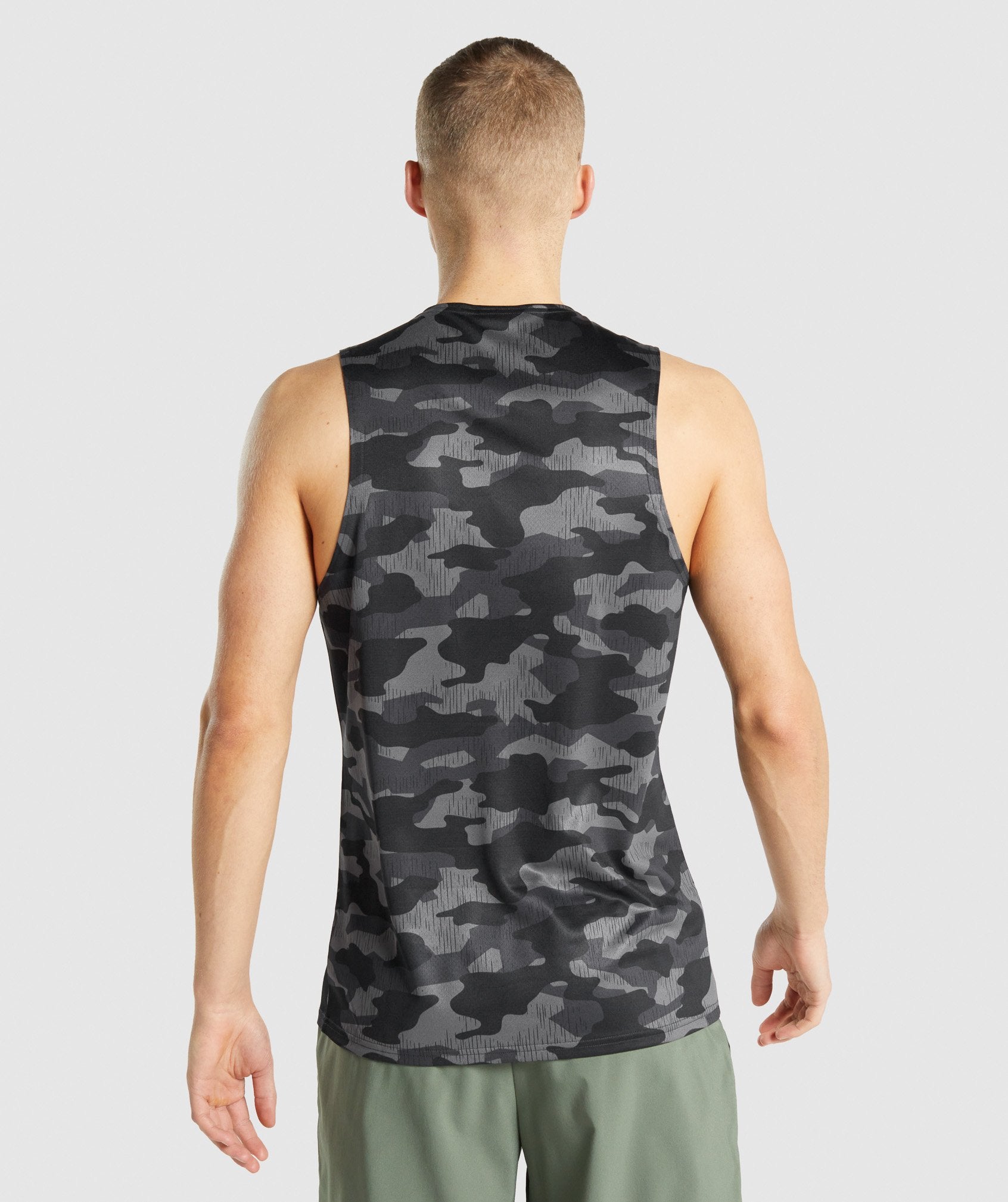 Grey Men's Gymshark Arrival Tanks | FPSXCQ-786