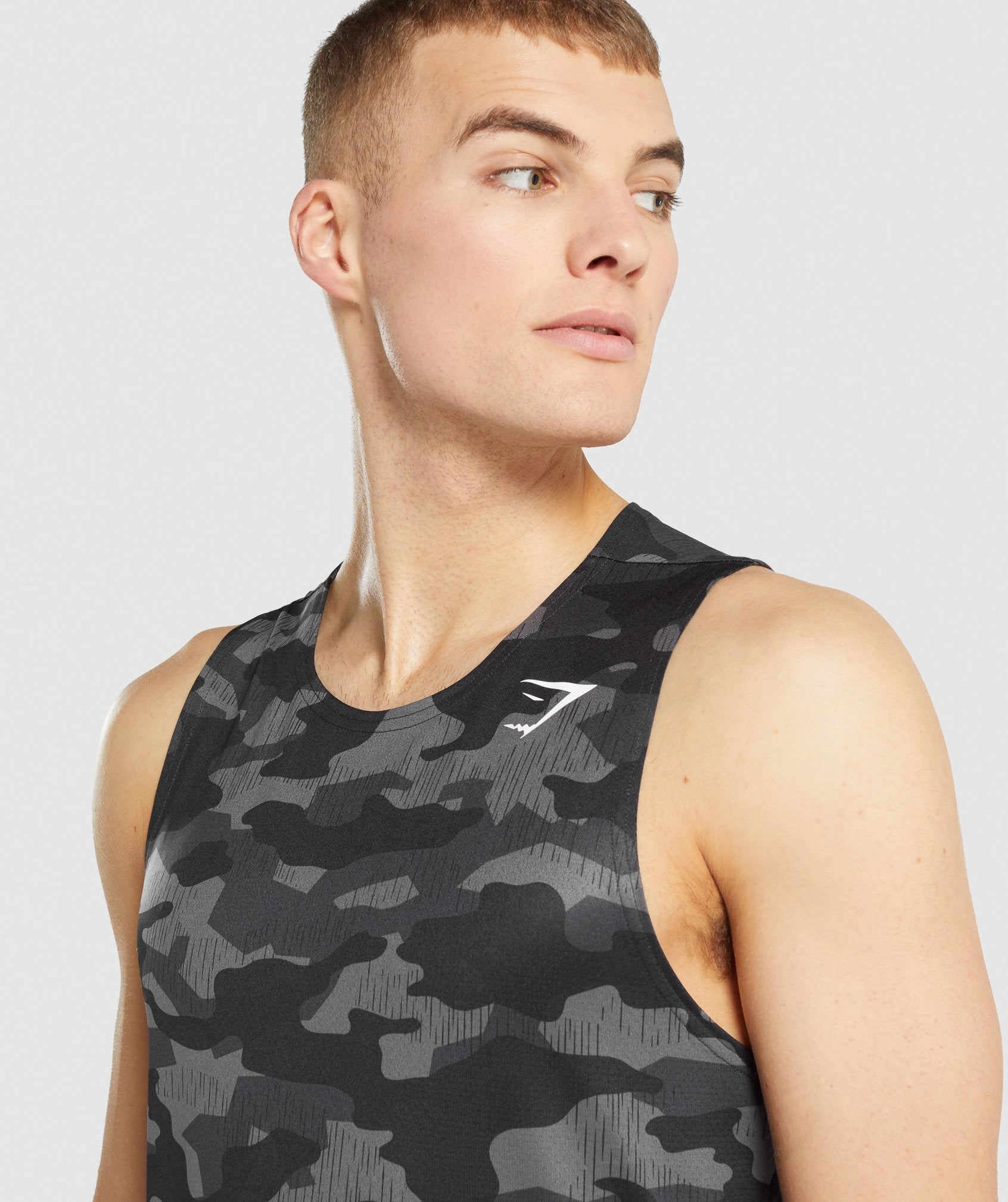 Grey Men's Gymshark Arrival Tanks | FPSXCQ-786