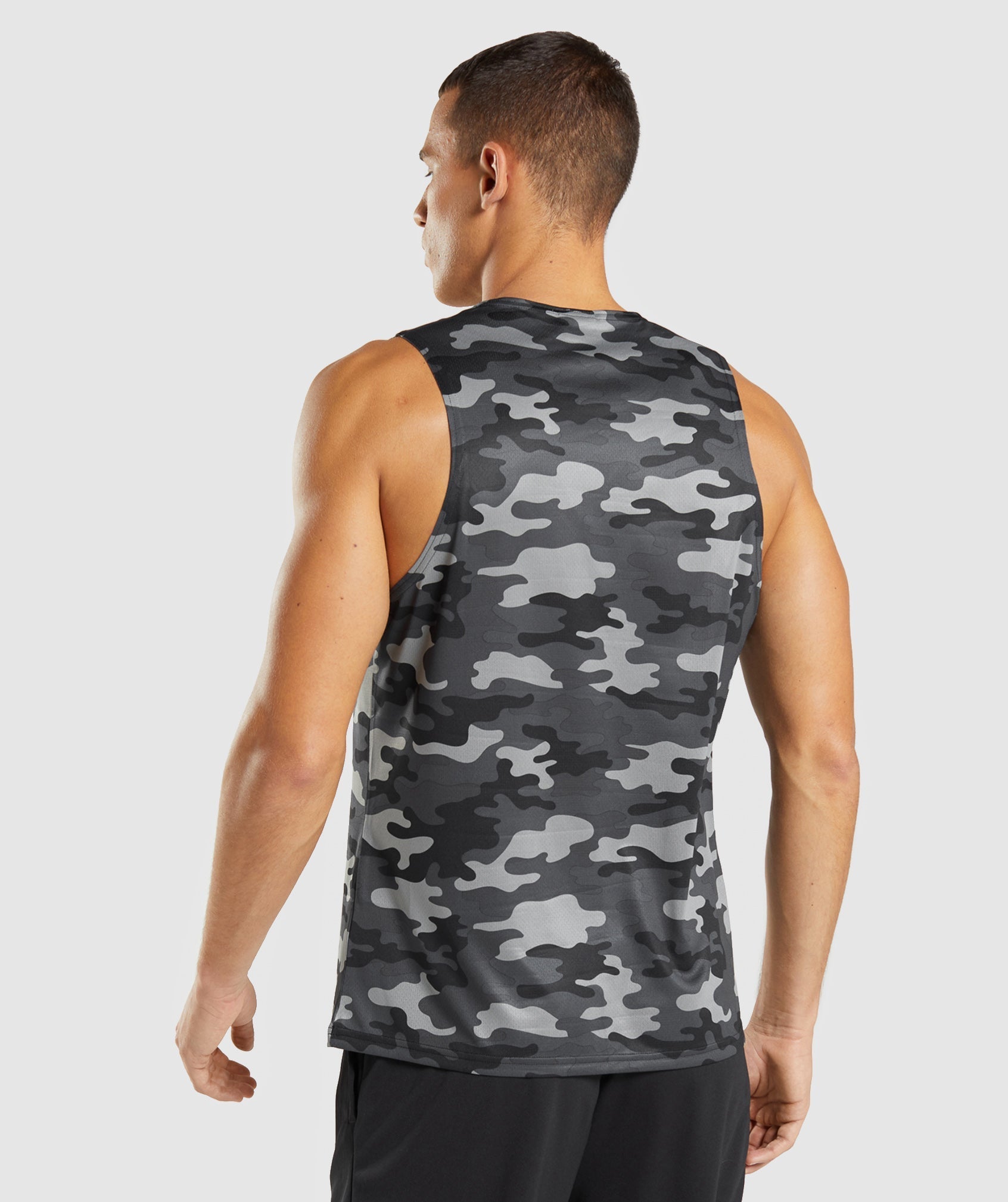 Grey Men's Gymshark Arrival Tanks | PUKDER-089