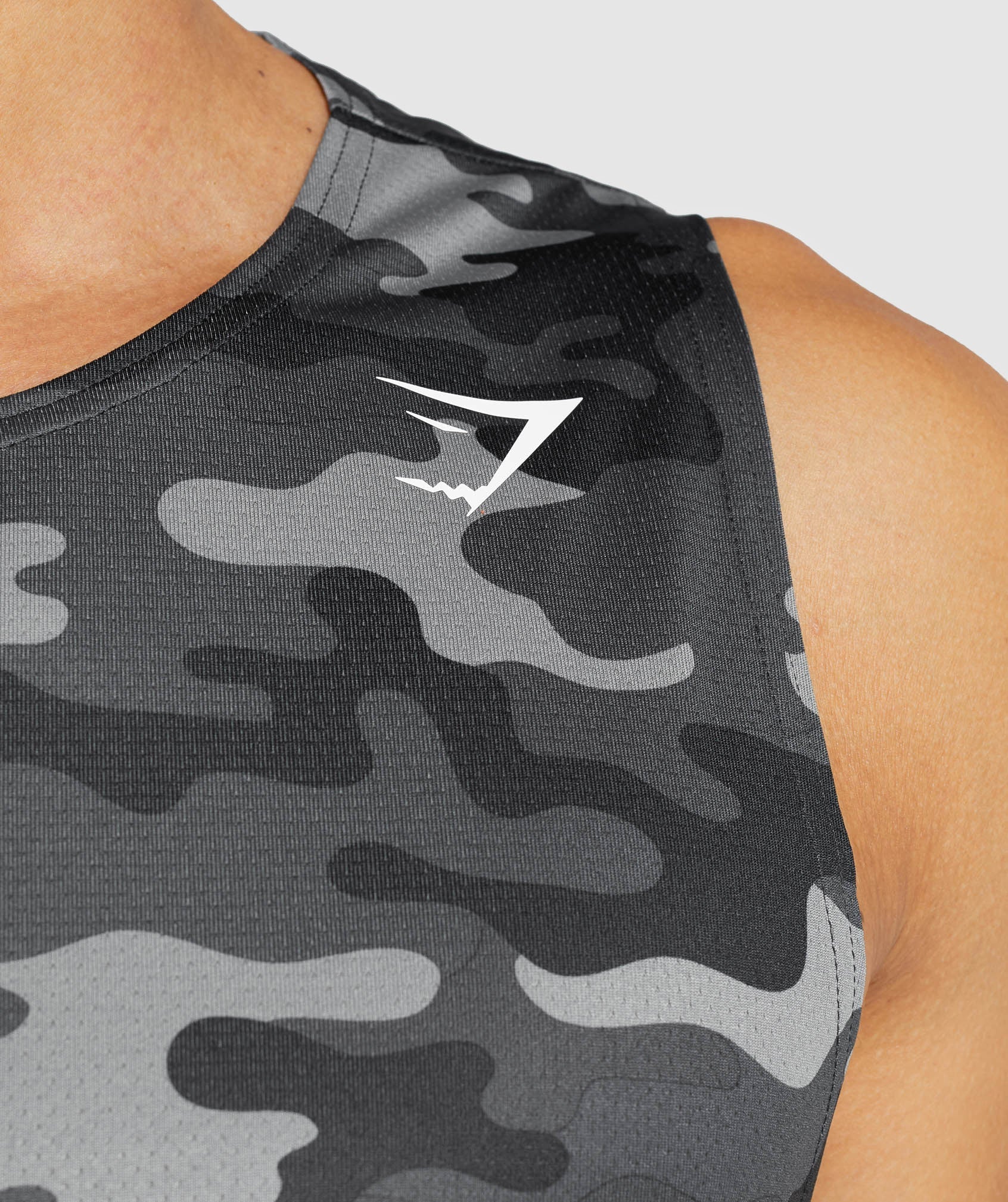 Grey Men's Gymshark Arrival Tanks | PUKDER-089