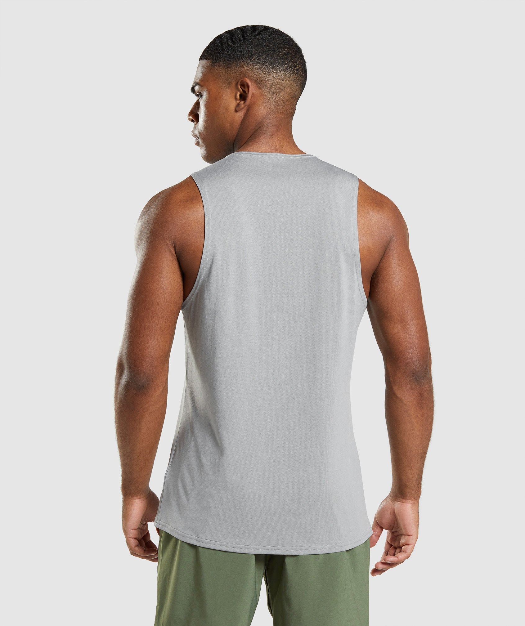 Grey Men's Gymshark Arrival Tanks | TGJHFD-853