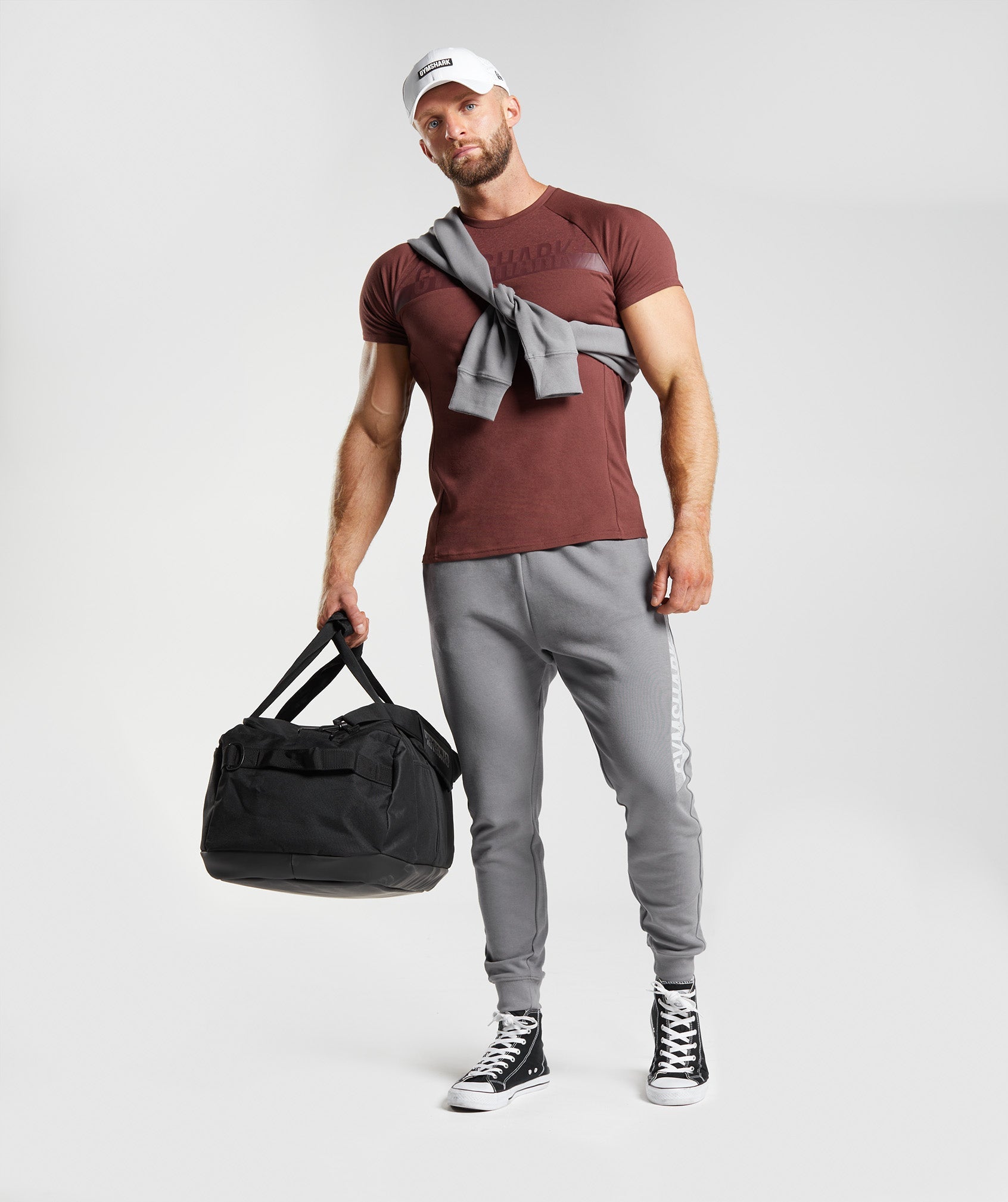 Grey Men's Gymshark Bold React Jogger | RGDCIL-461