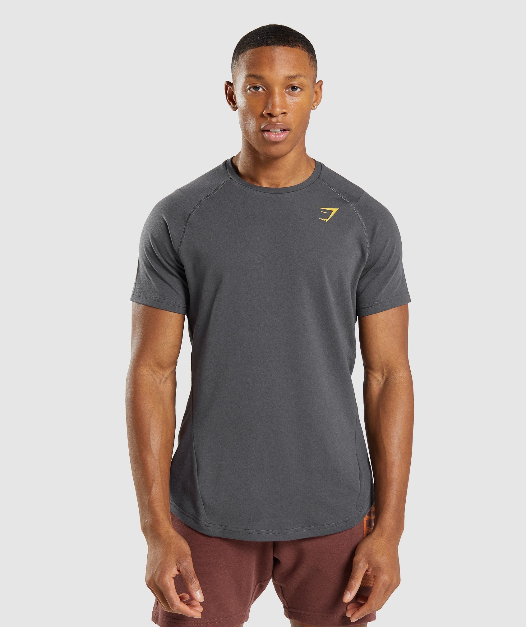 Grey Men's Gymshark Bold T Shirts | ECZGSK-193