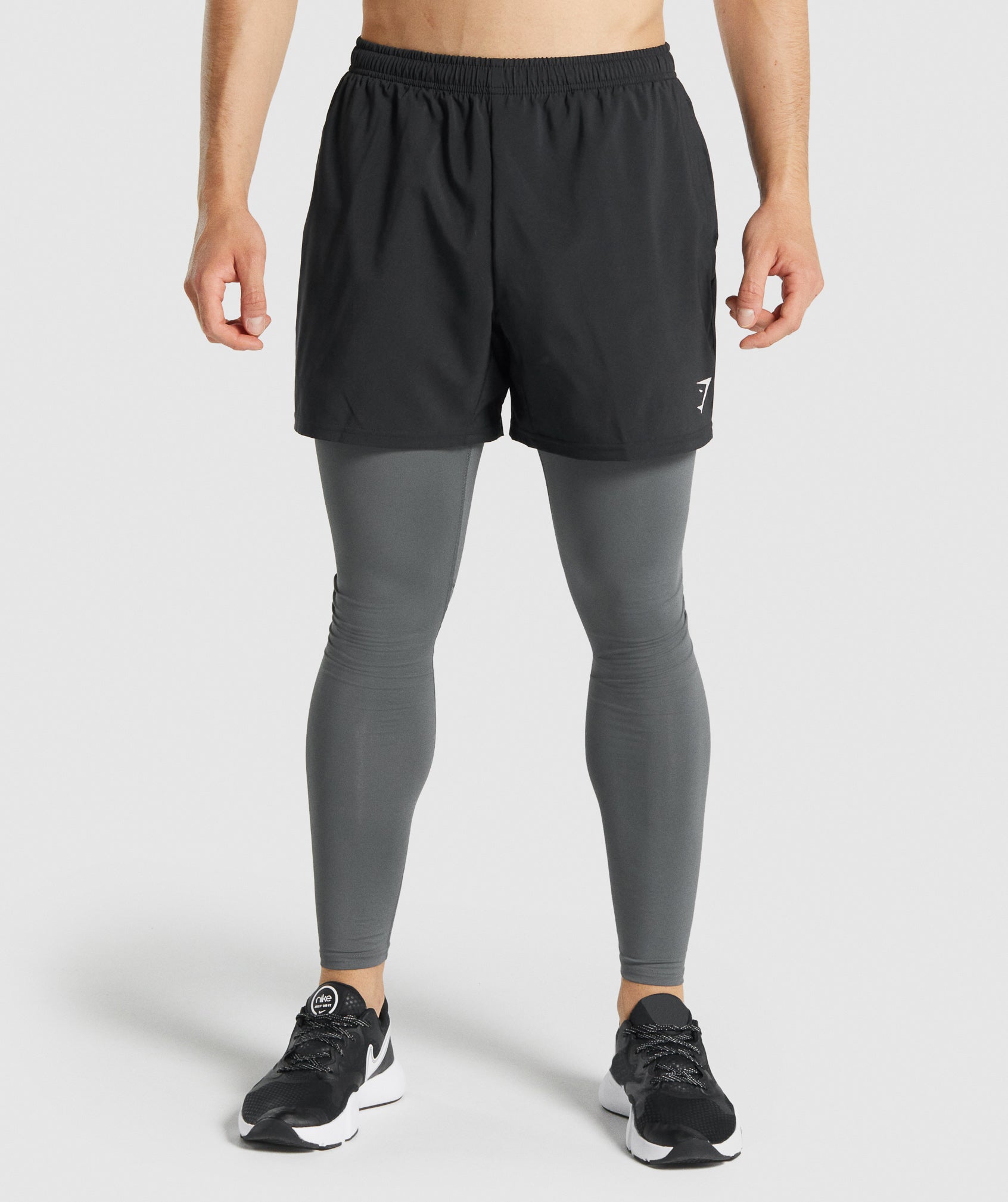 Grey Men's Gymshark Element Baselayer Leggings | GVBRDT-679