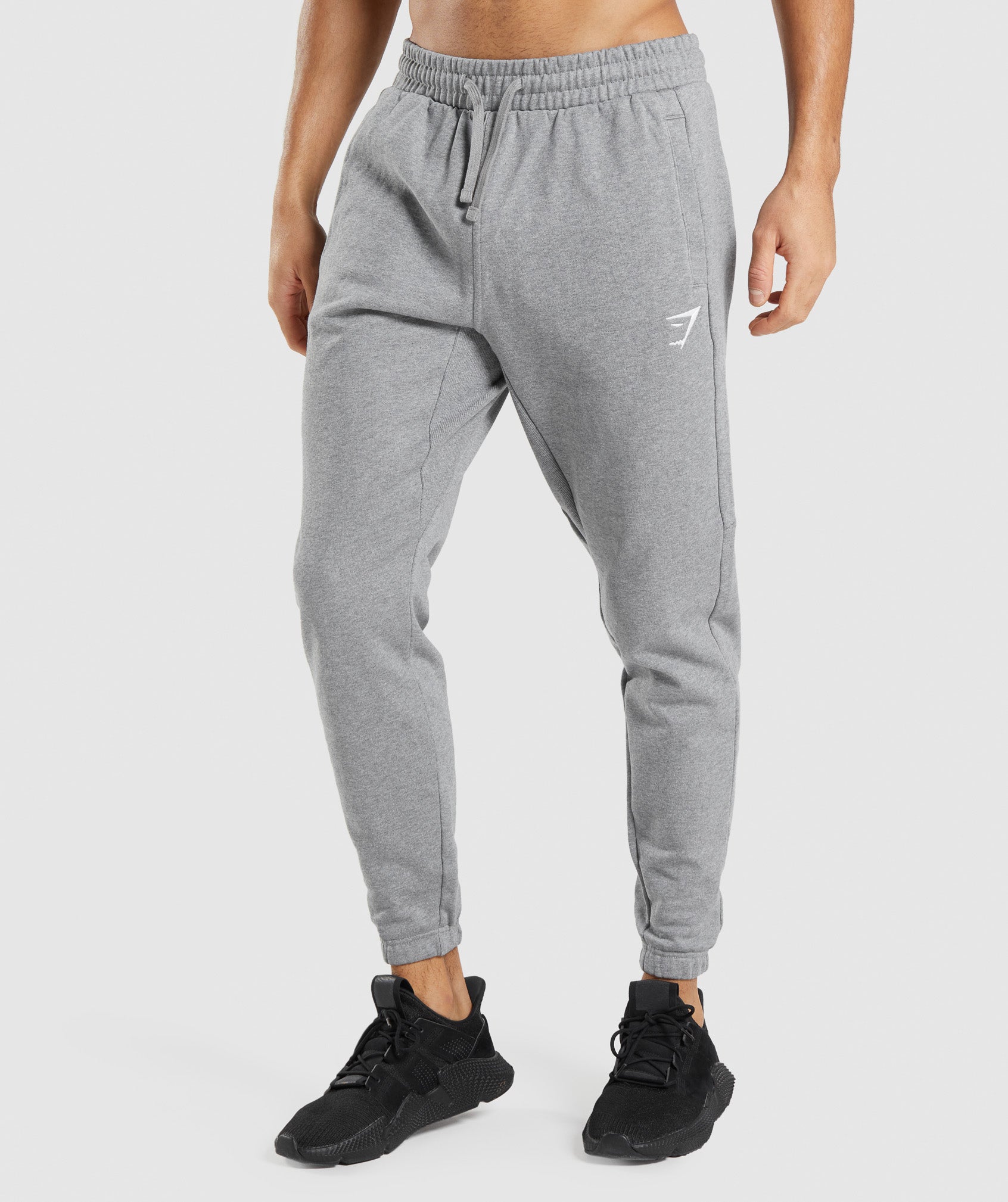 Grey Men\'s Gymshark Essential Jogger | OYZXNU-547