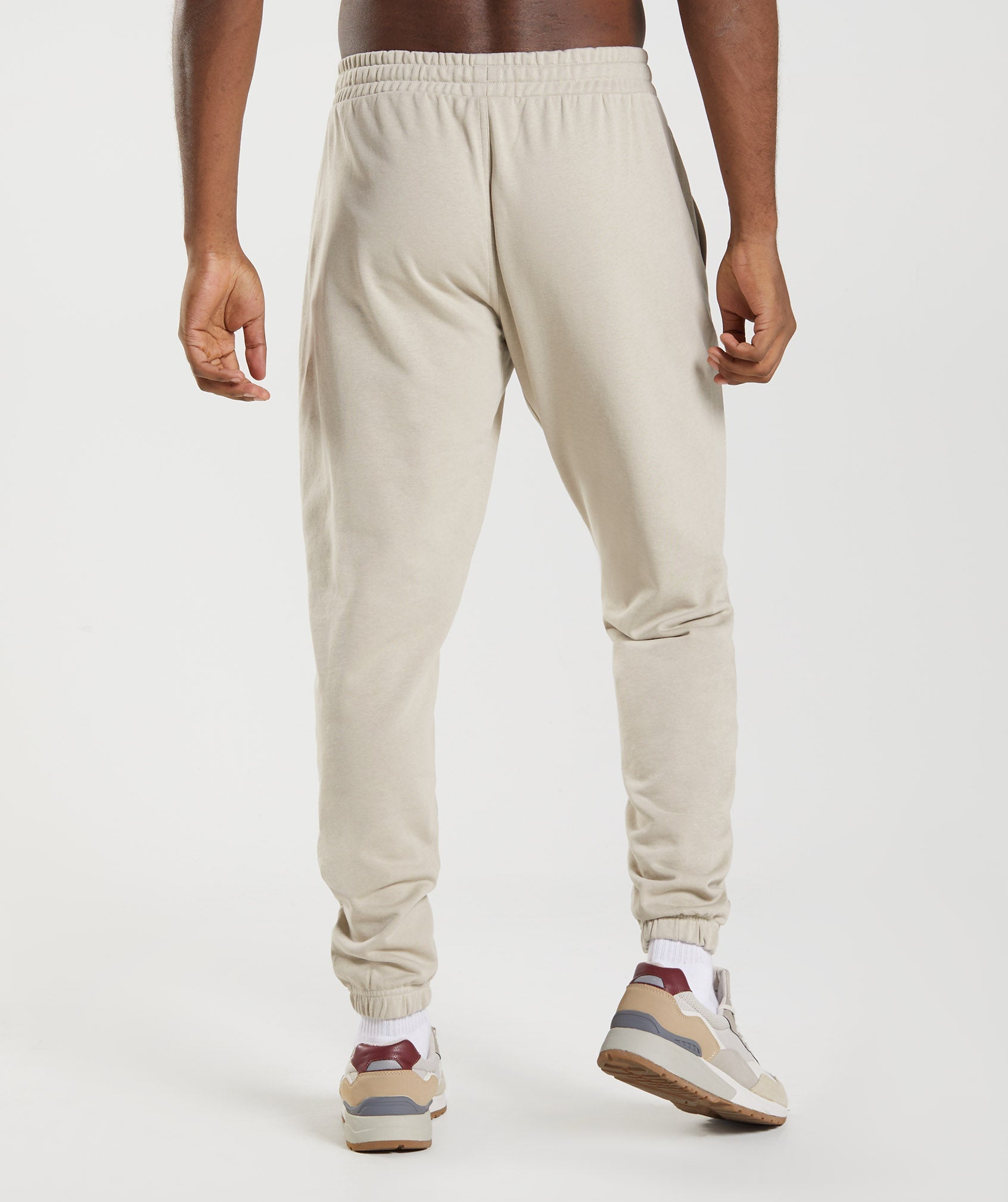 Grey Men's Gymshark Essential Oversized Jogger | WXCLYN-062