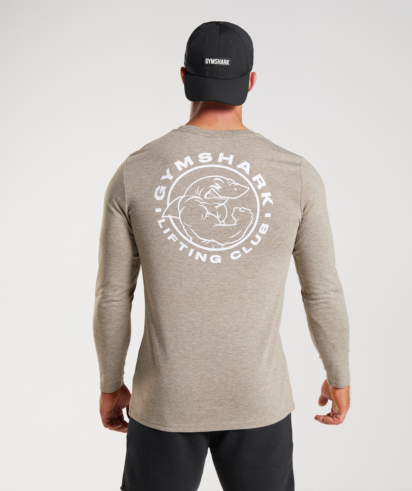 Grey Men's Gymshark Legacy Long Sleeve T Shirts | WJEILH-475