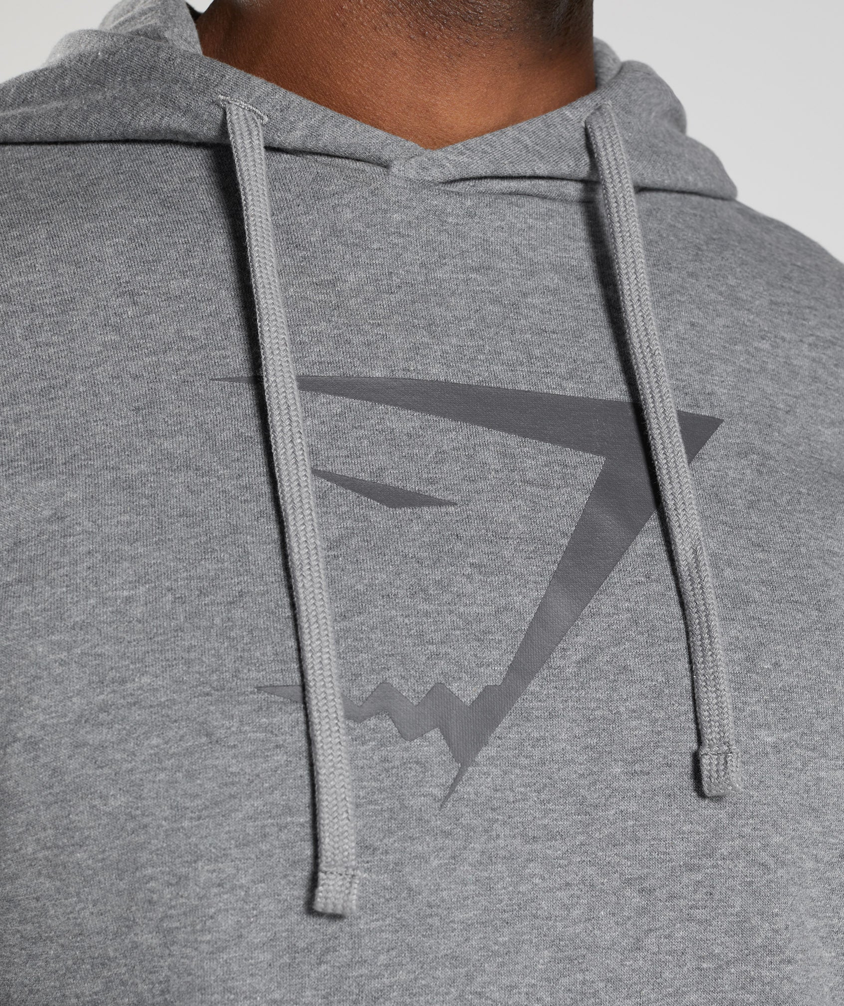 Grey Men's Gymshark Sharkhead Infill Hoodie | CKVDUE-672