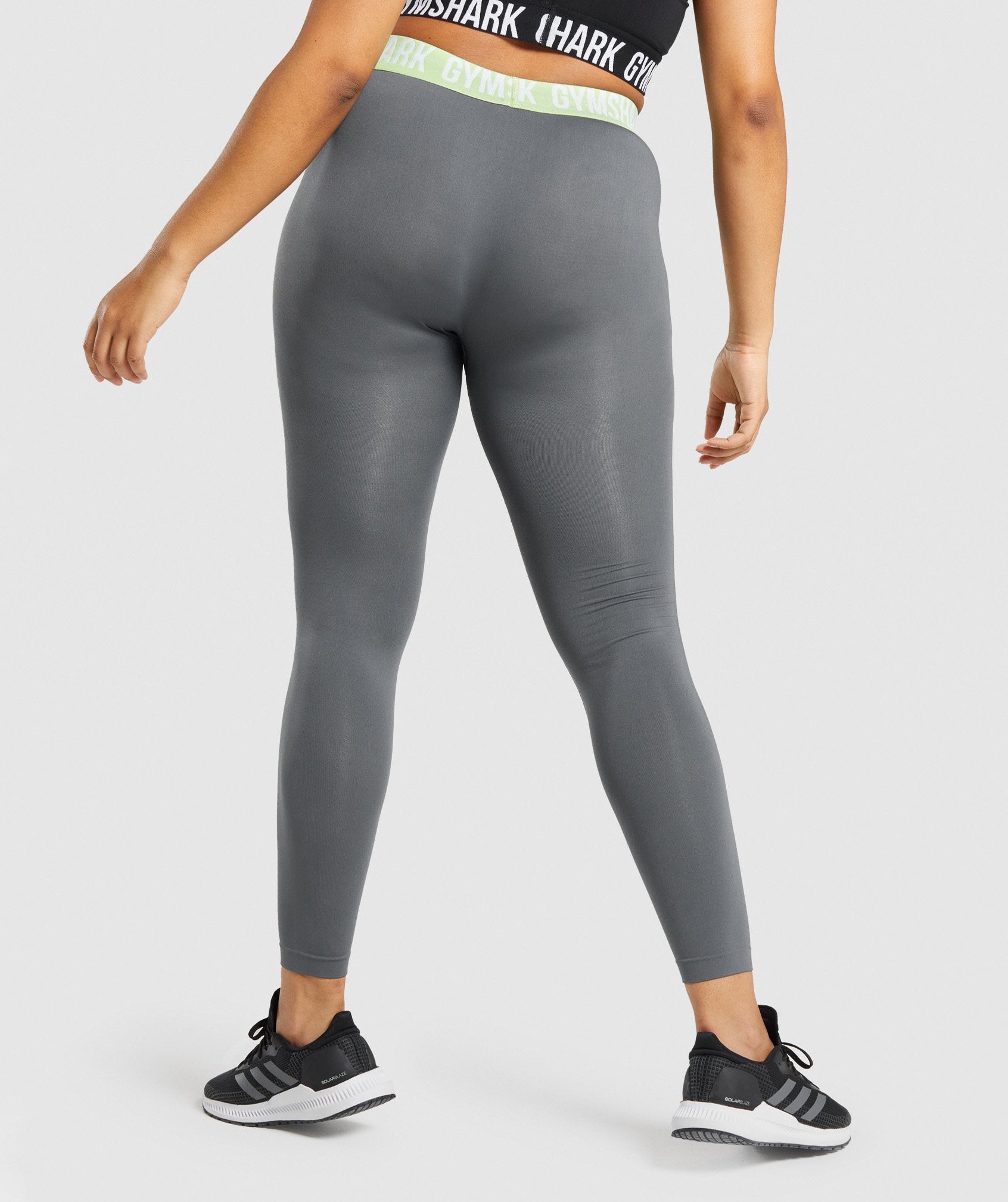 Grey Women's Gymshark Fit Seamless Leggings | THYPMK-170