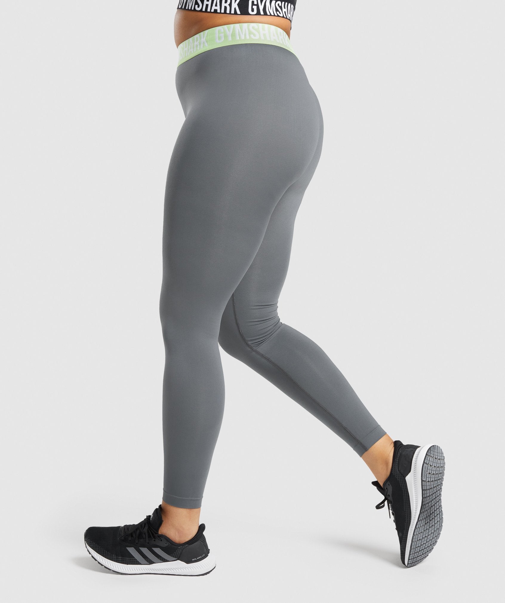 Grey Women's Gymshark Fit Seamless Leggings | THYPMK-170