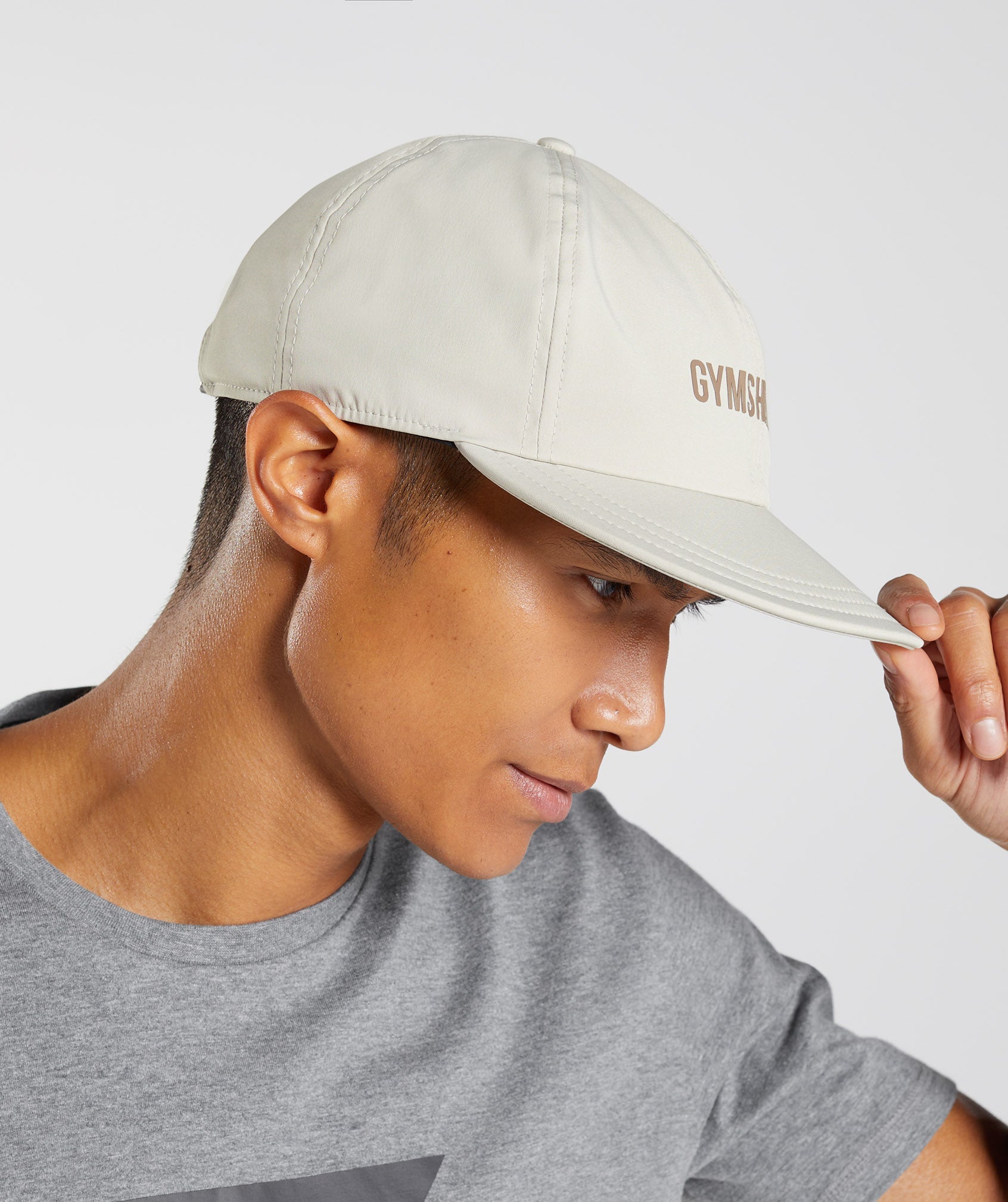 Grey Women's Gymshark Flat Peak Hats | BDSWJI-420