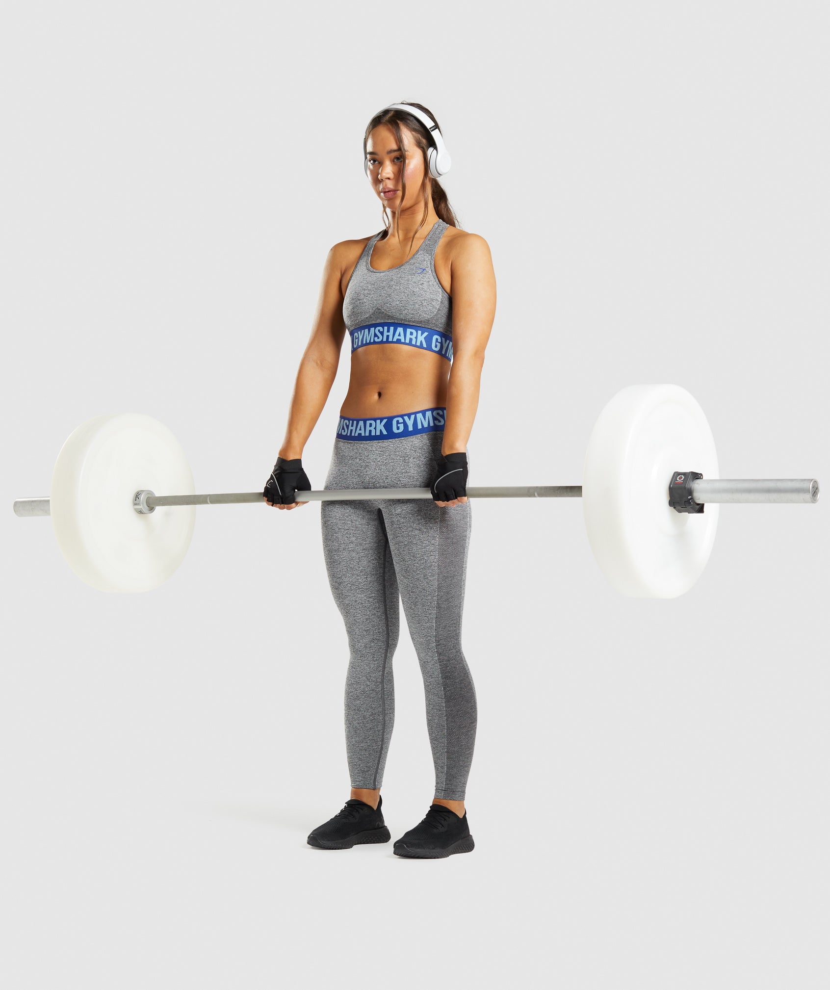 Grey Women's Gymshark Flex Sports Bra | YNQTJP-239