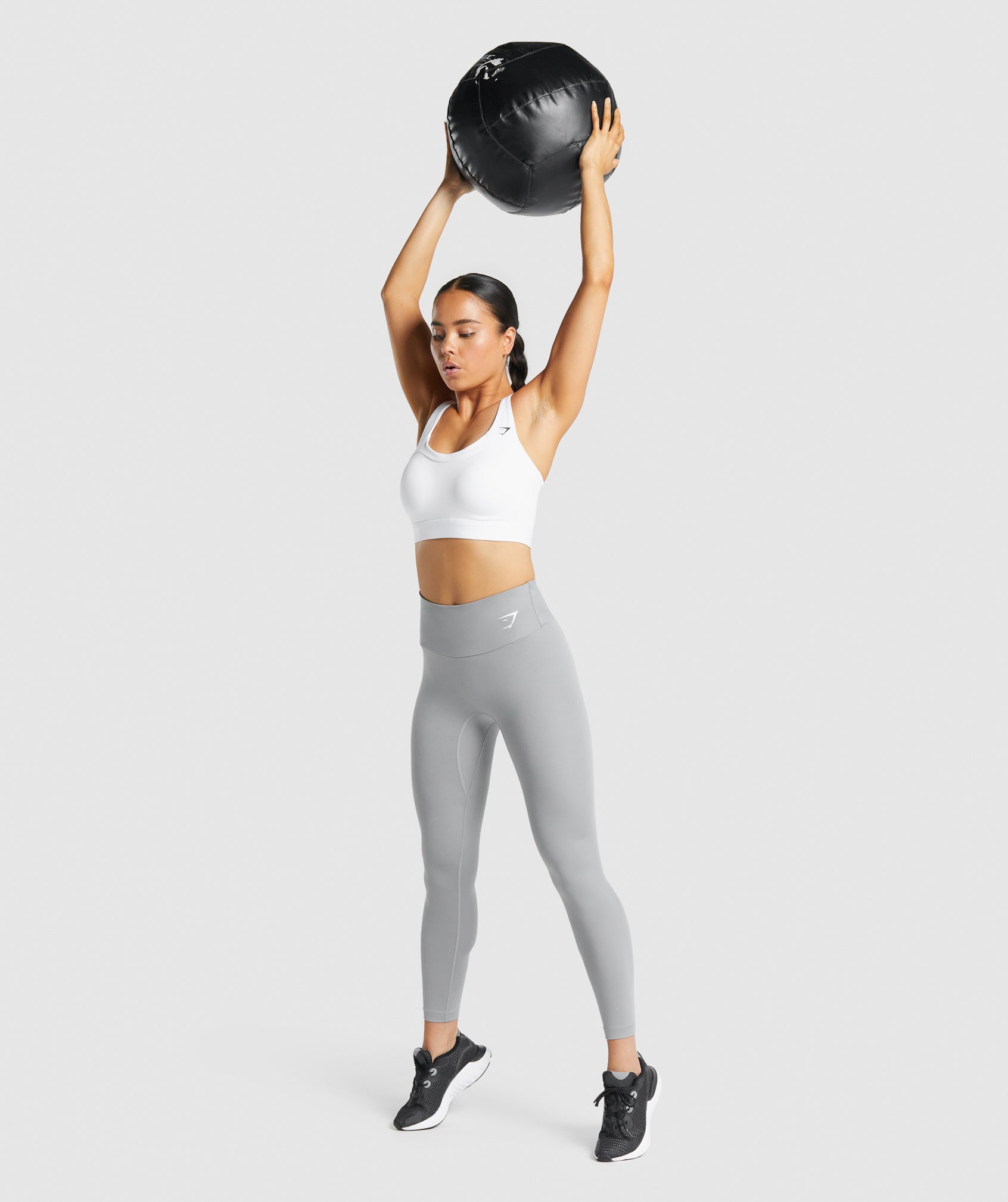 Grey Women's Gymshark Training Leggings | MFAIPR-126