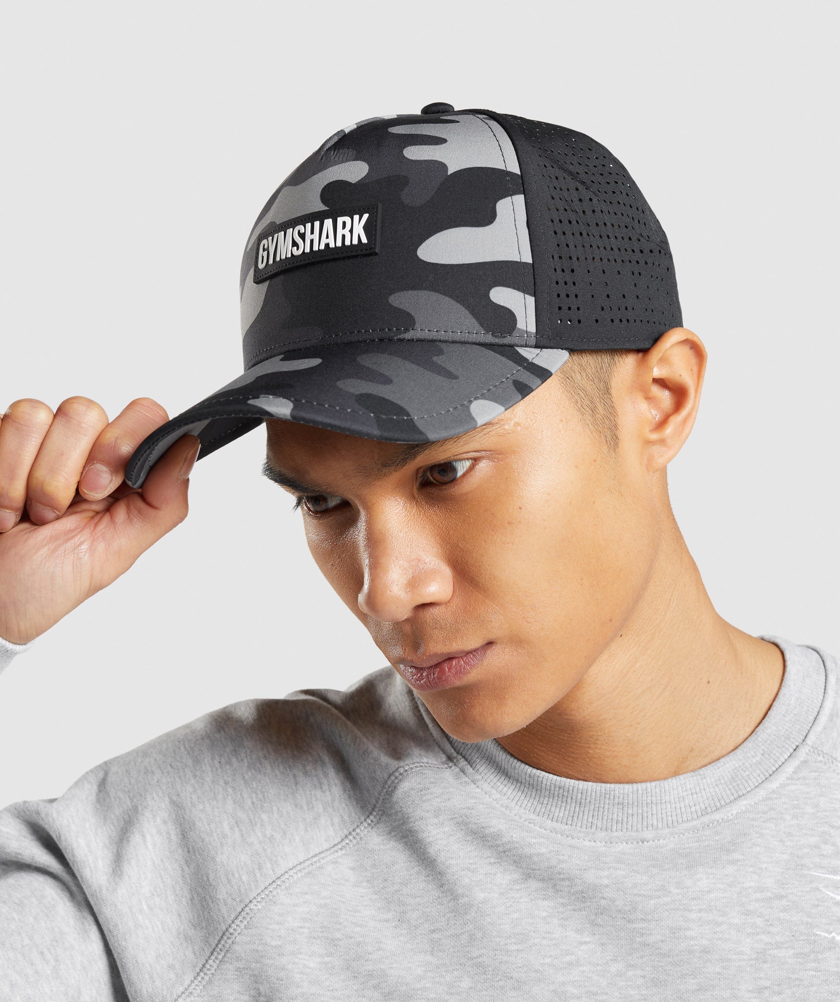 Grey Women's Gymshark Trucker Hats | HGILYN-159