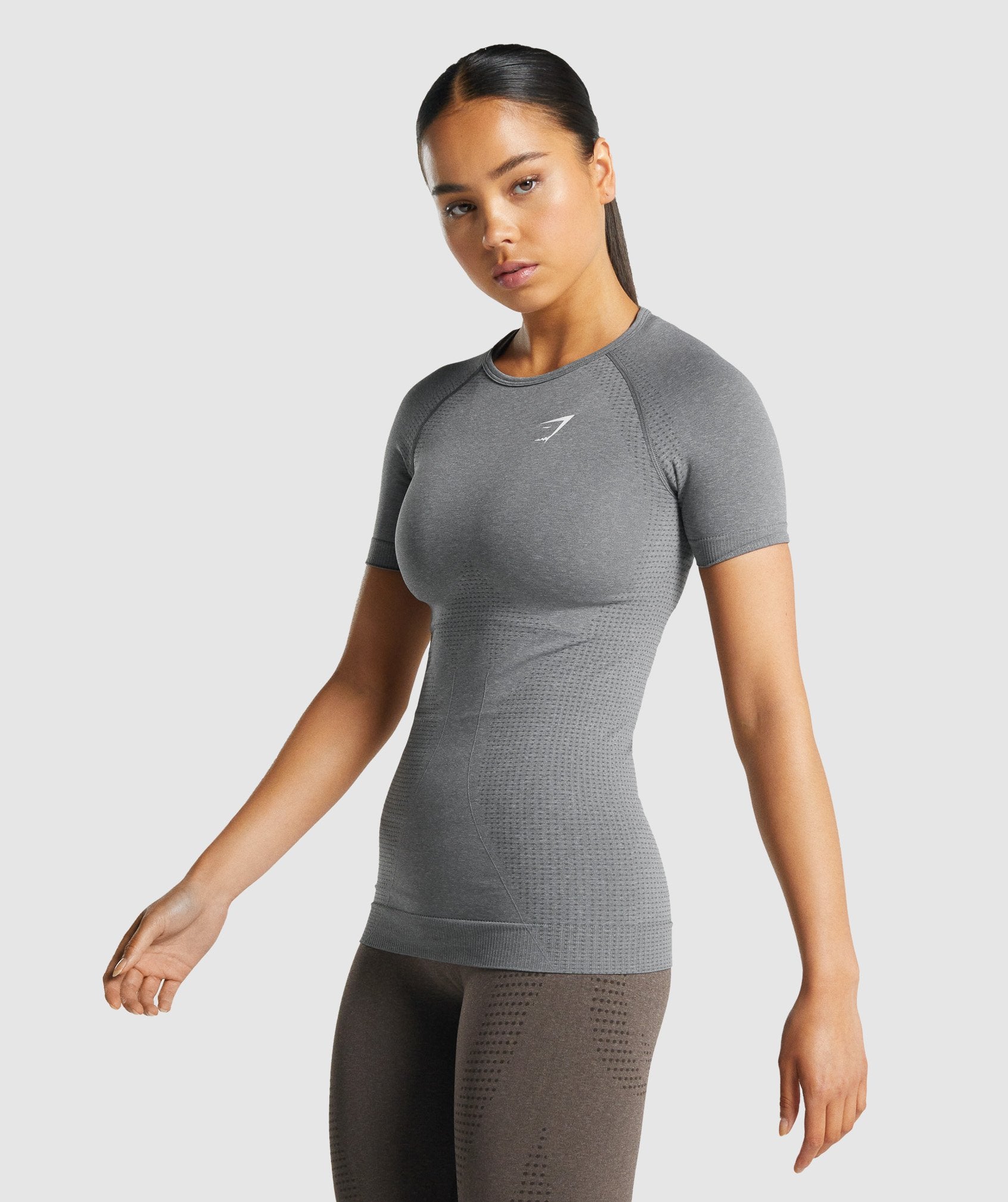 Grey Women's Gymshark Vital Seamless 2.0 T Shirts | MYKIGO-192