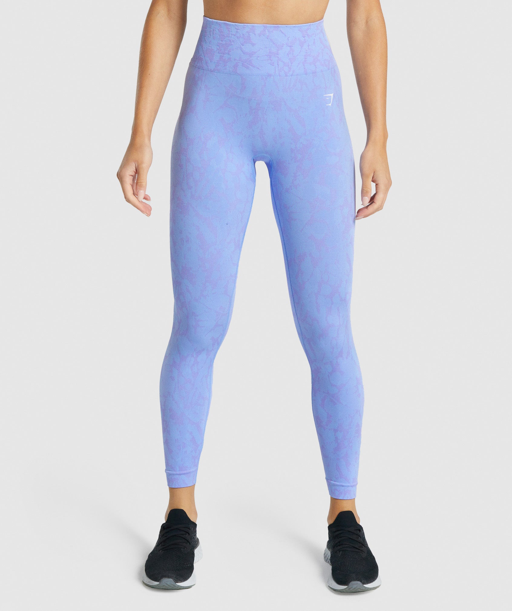 Light Blue Women\'s Gymshark Adapt Animal Seamless Leggings | XBLOHE-370