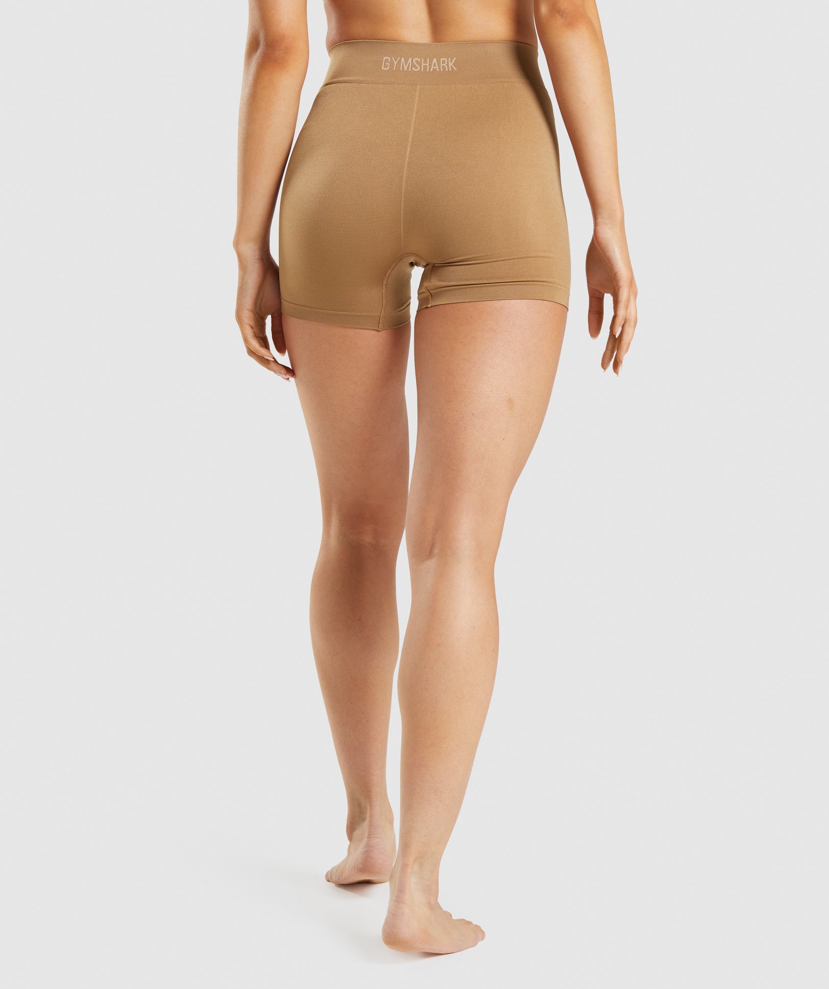 Light Brown Women's Gymshark Seamless Boxers Underwear | ODJBNC-649