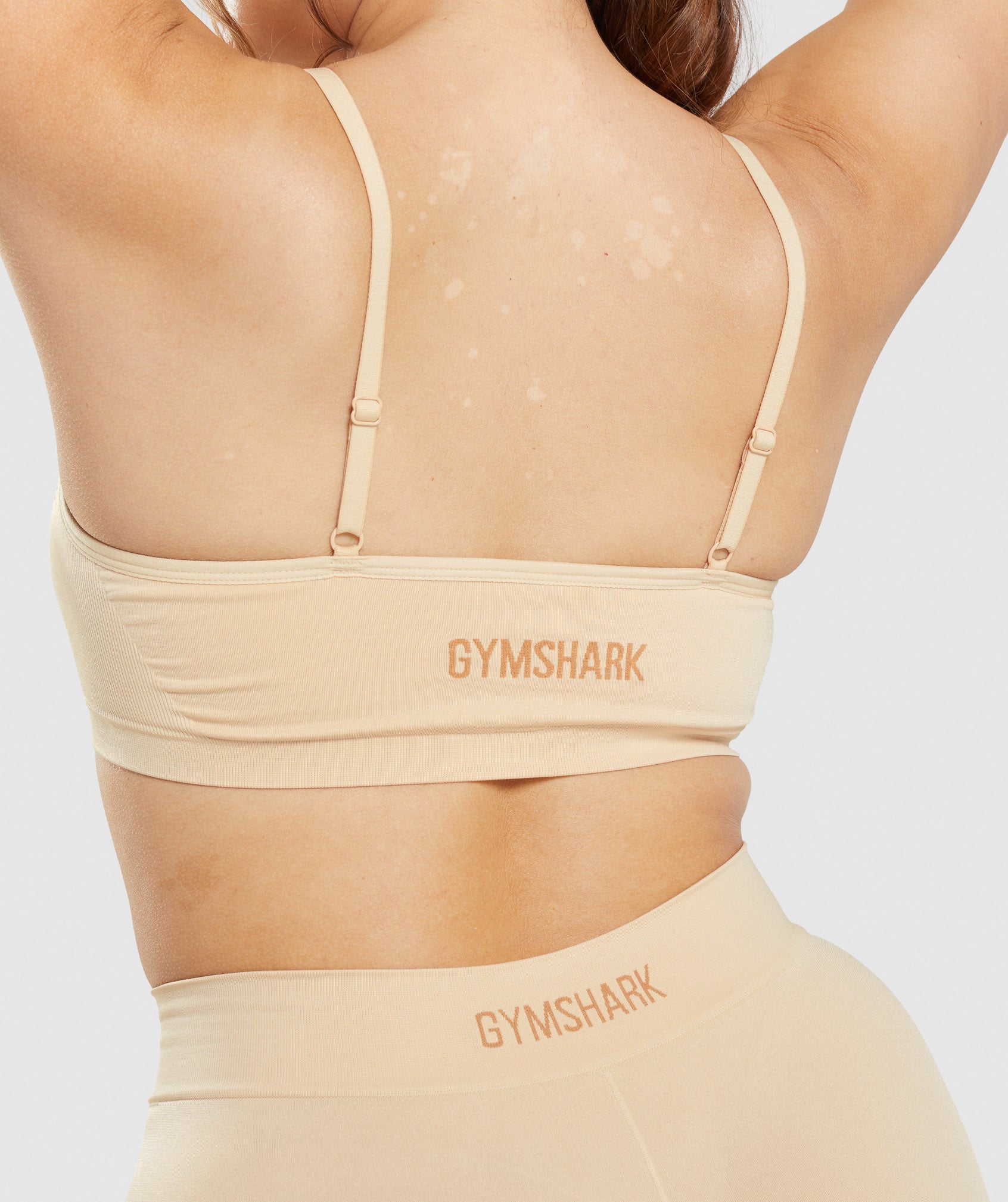 Light Brown Women's Gymshark Seamless Scoop Neck Underwear | BWUFOL-801