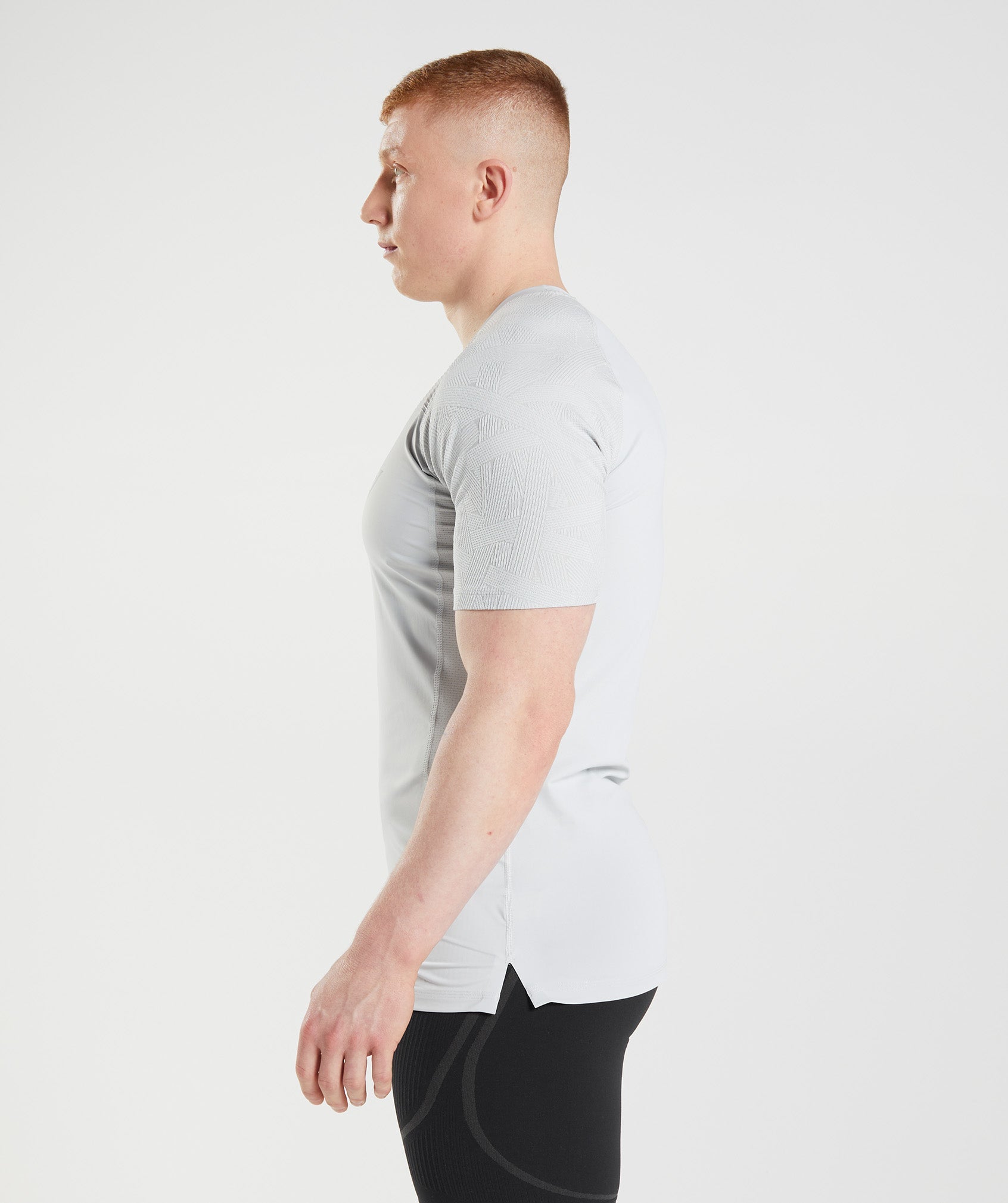 Light Grey Men's Gymshark 315 T Shirts | VLGDWZ-563