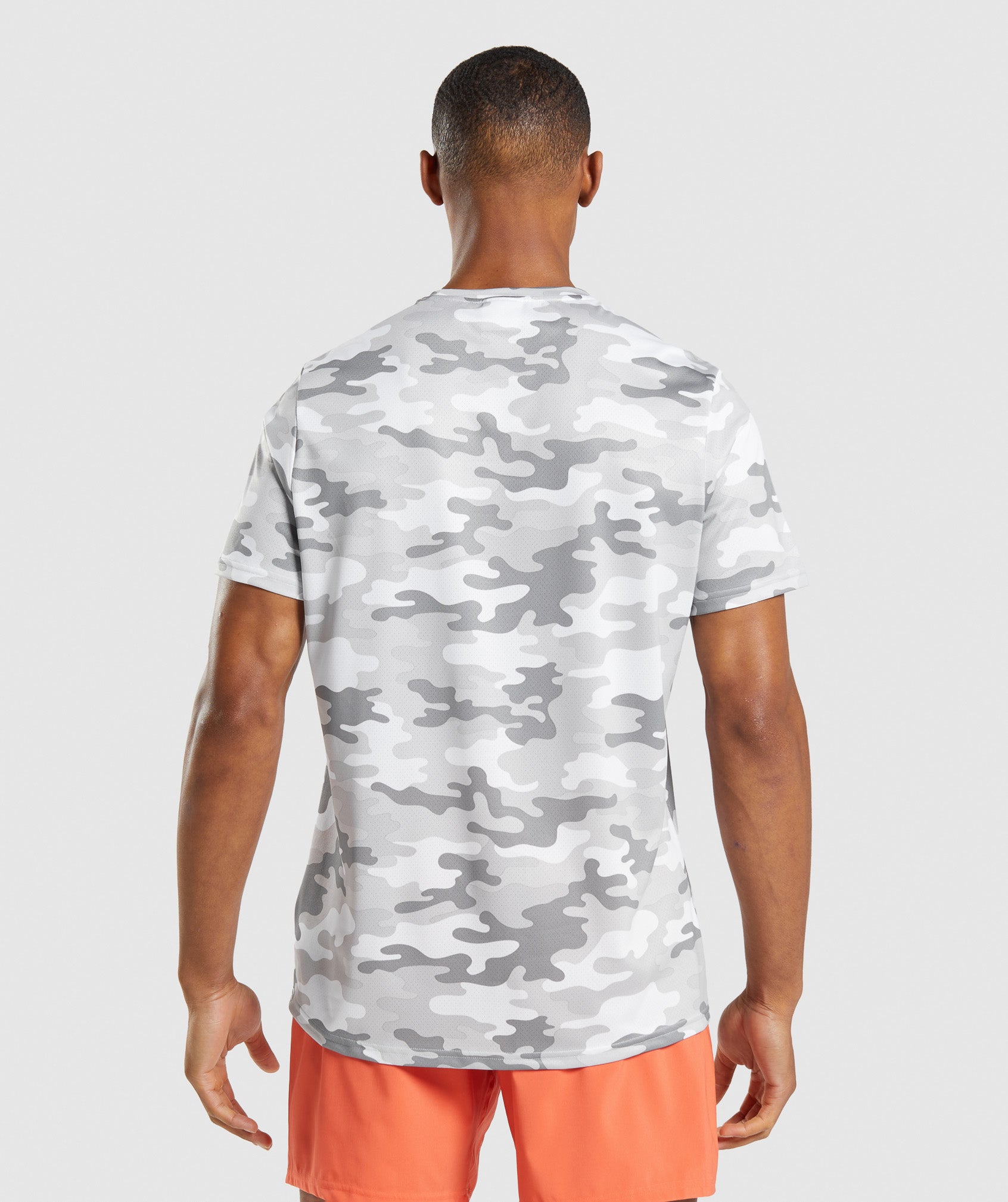 Light Grey Men's Gymshark Arrival T Shirts | AYWXUL-075