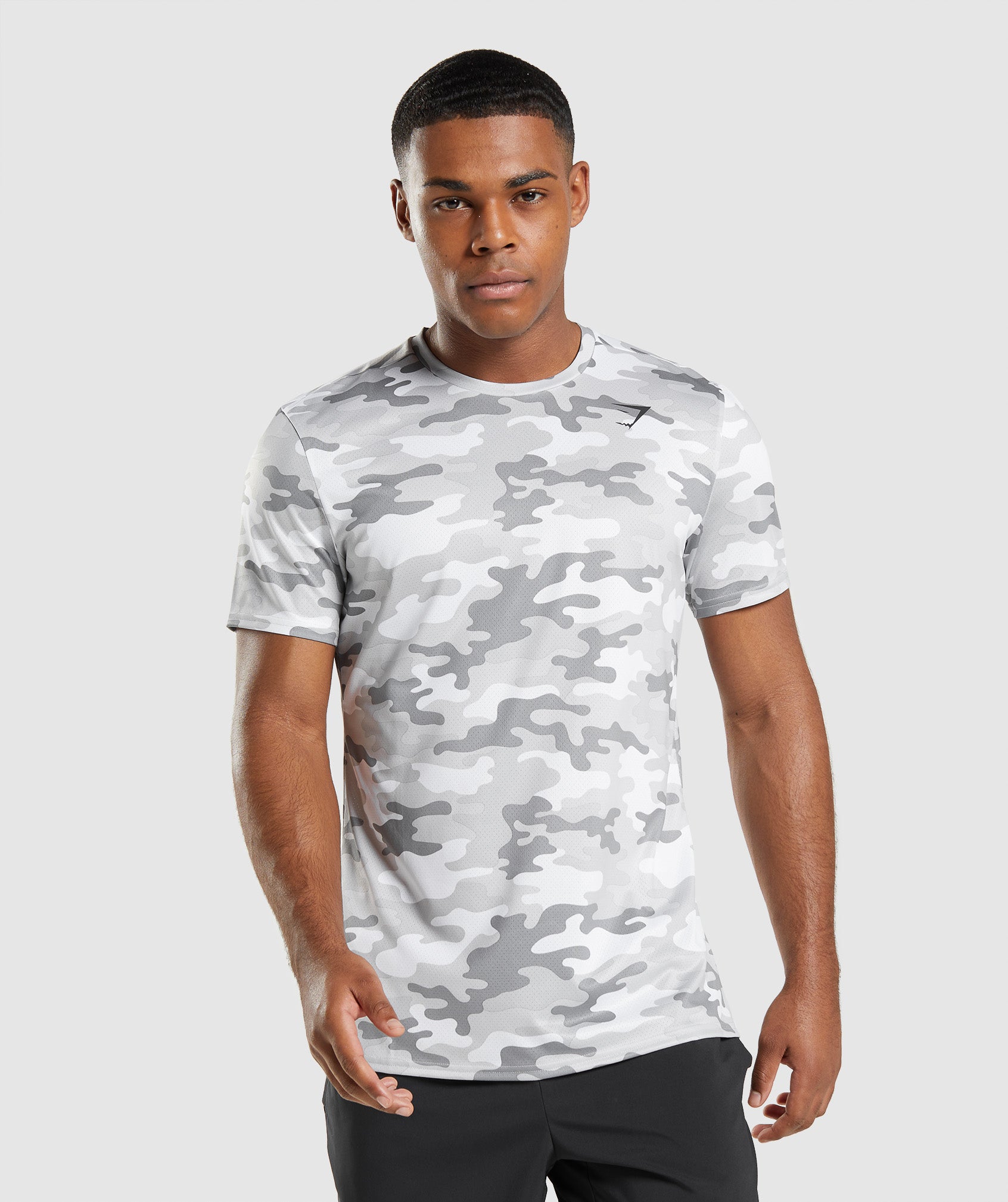 Light Grey Men\'s Gymshark Arrival T Shirts | XYFWQS-978