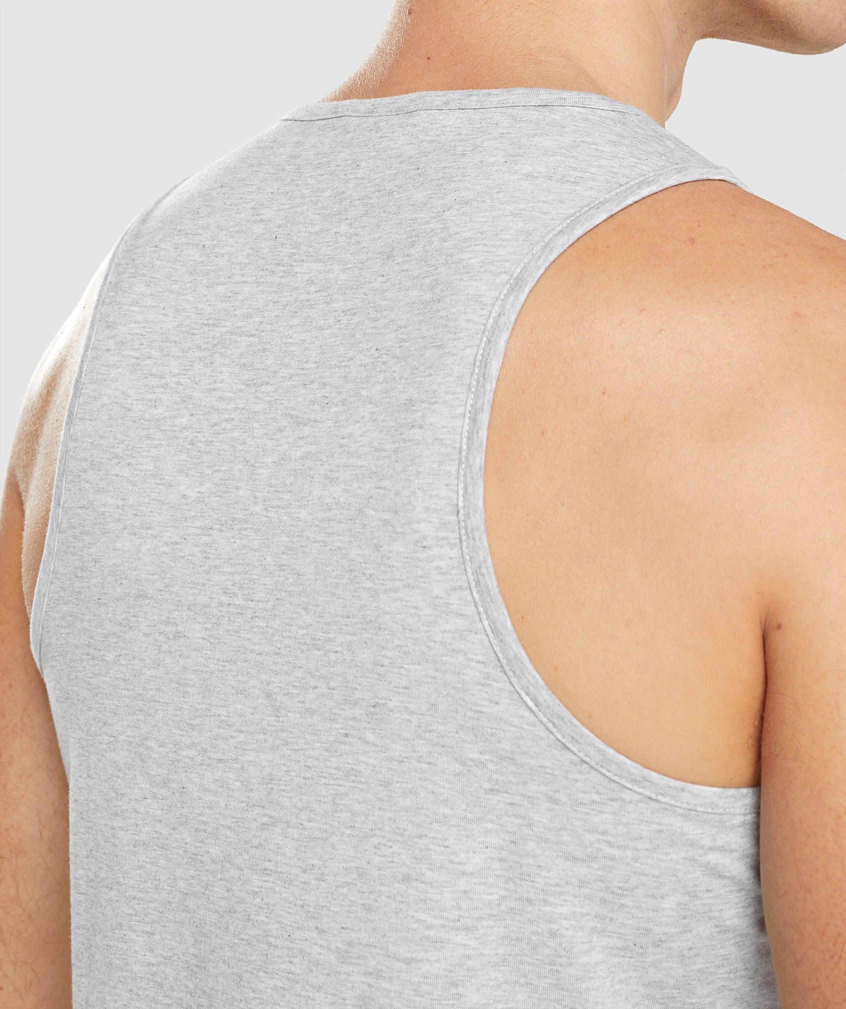 Light Grey Men's Gymshark Critical 2.0 Tanks | CONHIG-917