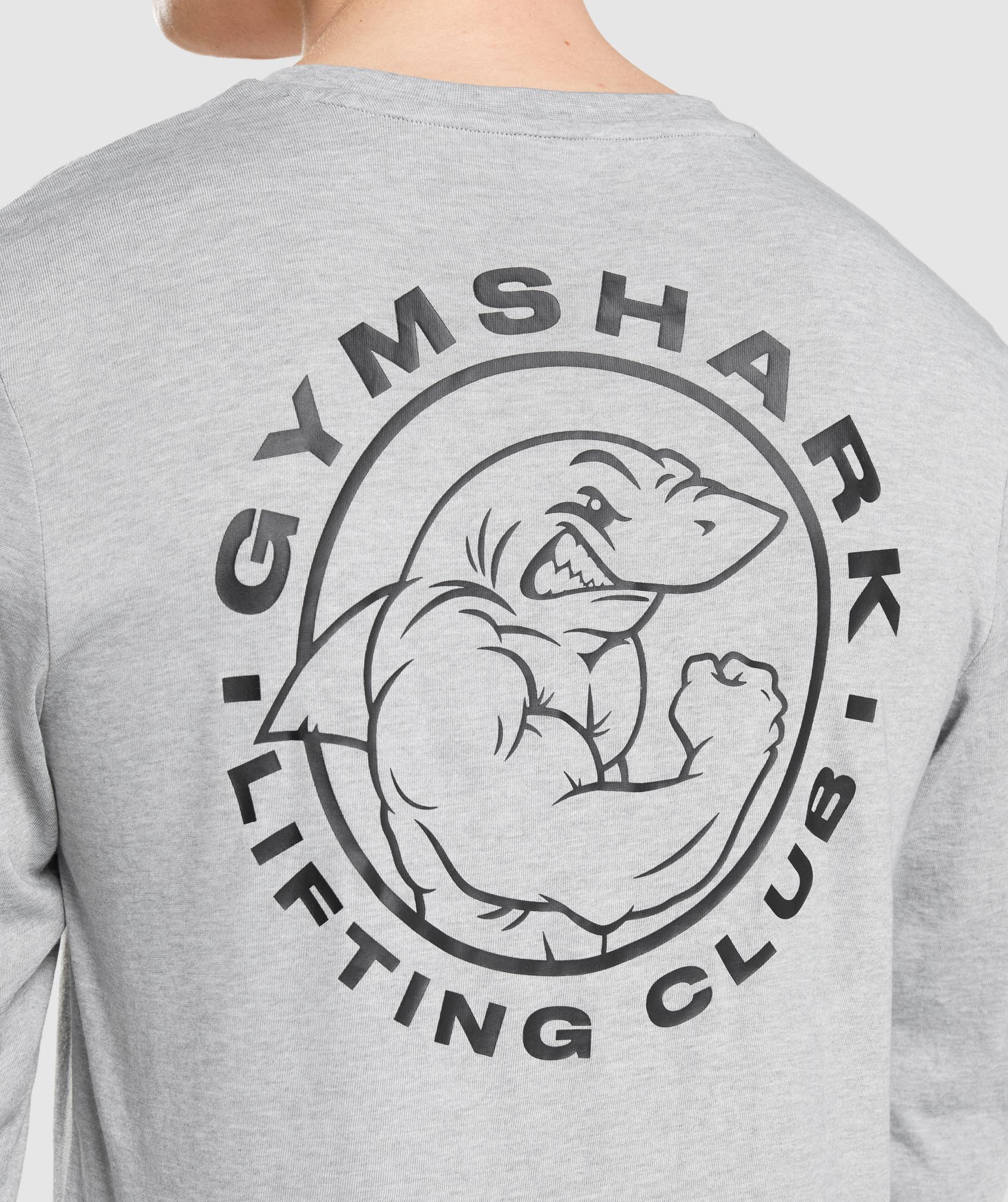 Light Grey Men's Gymshark Legacy Long Sleeve T Shirts | CDBQNW-742