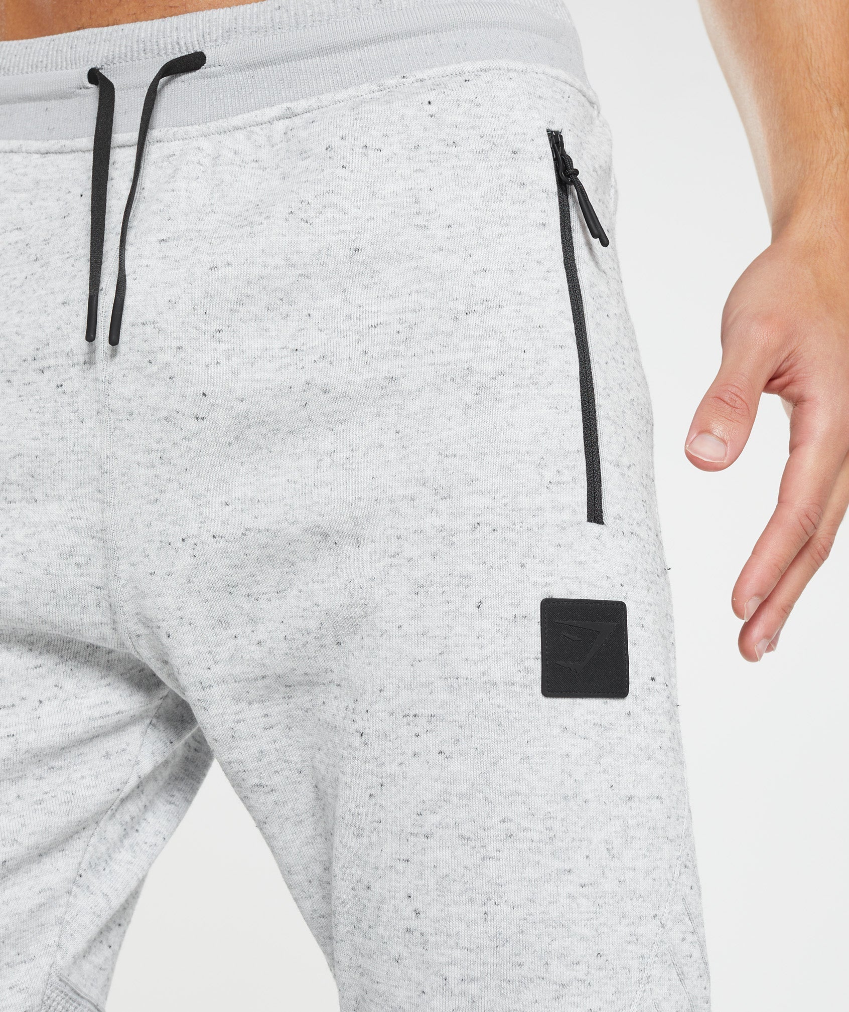 Light Grey Men's Gymshark Retake Knit Jogger | RFTHIM-138