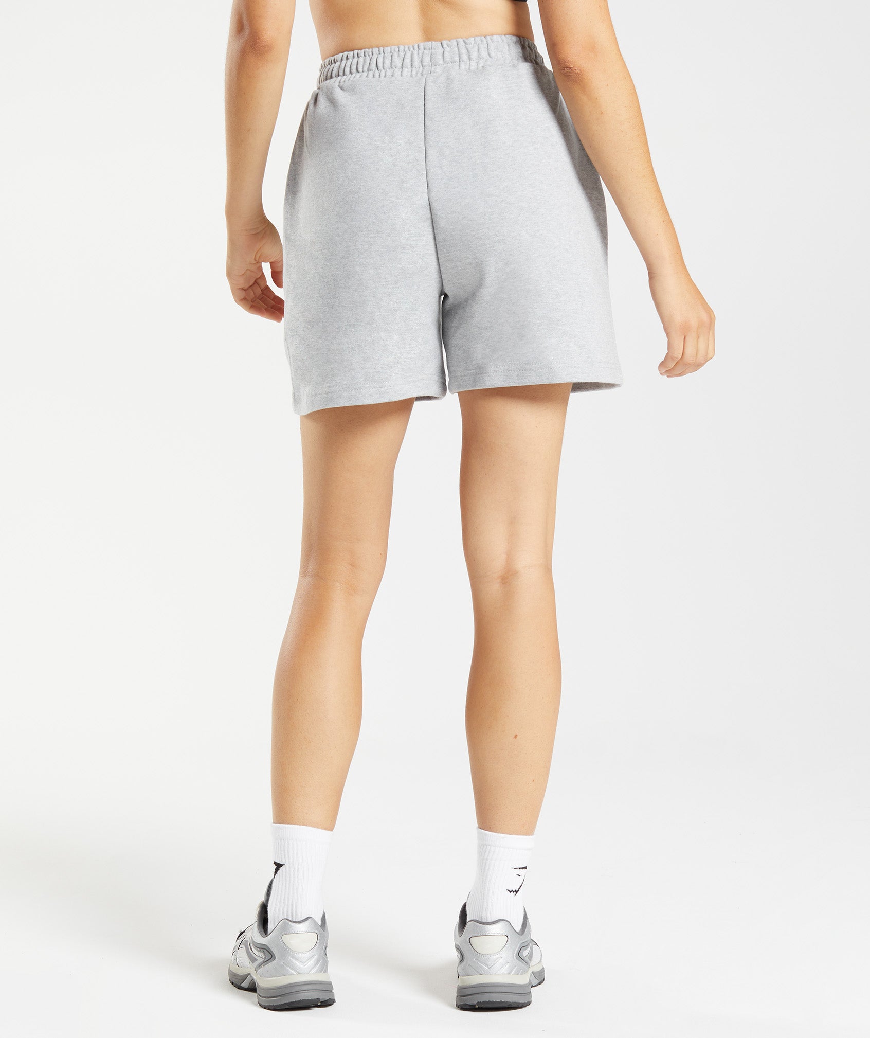 Light Grey Women's Gymshark Rest Day Sweats Shorts | BJMOSN-079