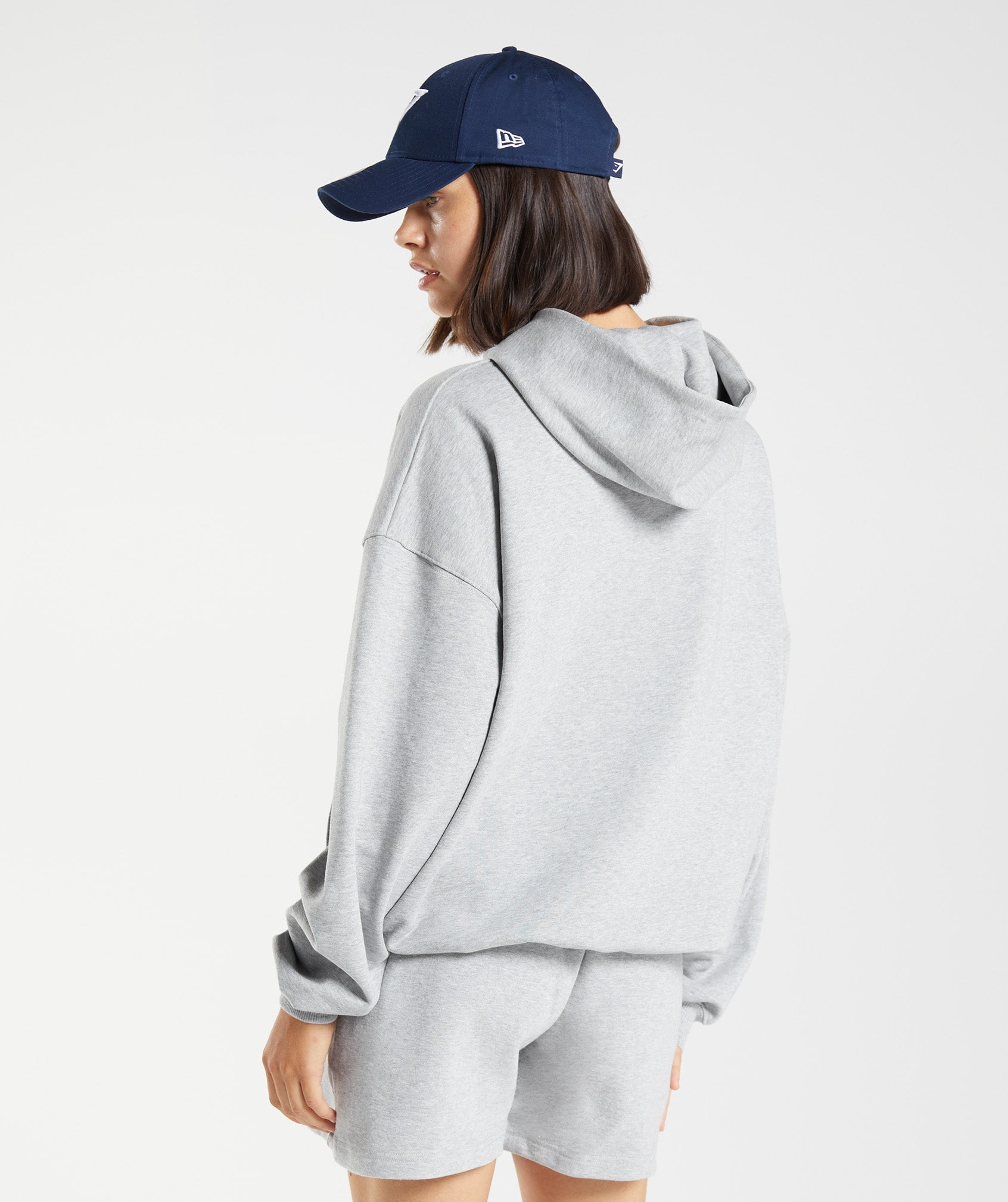 Light Grey Women's Gymshark Rest Day Sweats Hoodie | GQDUZX-480