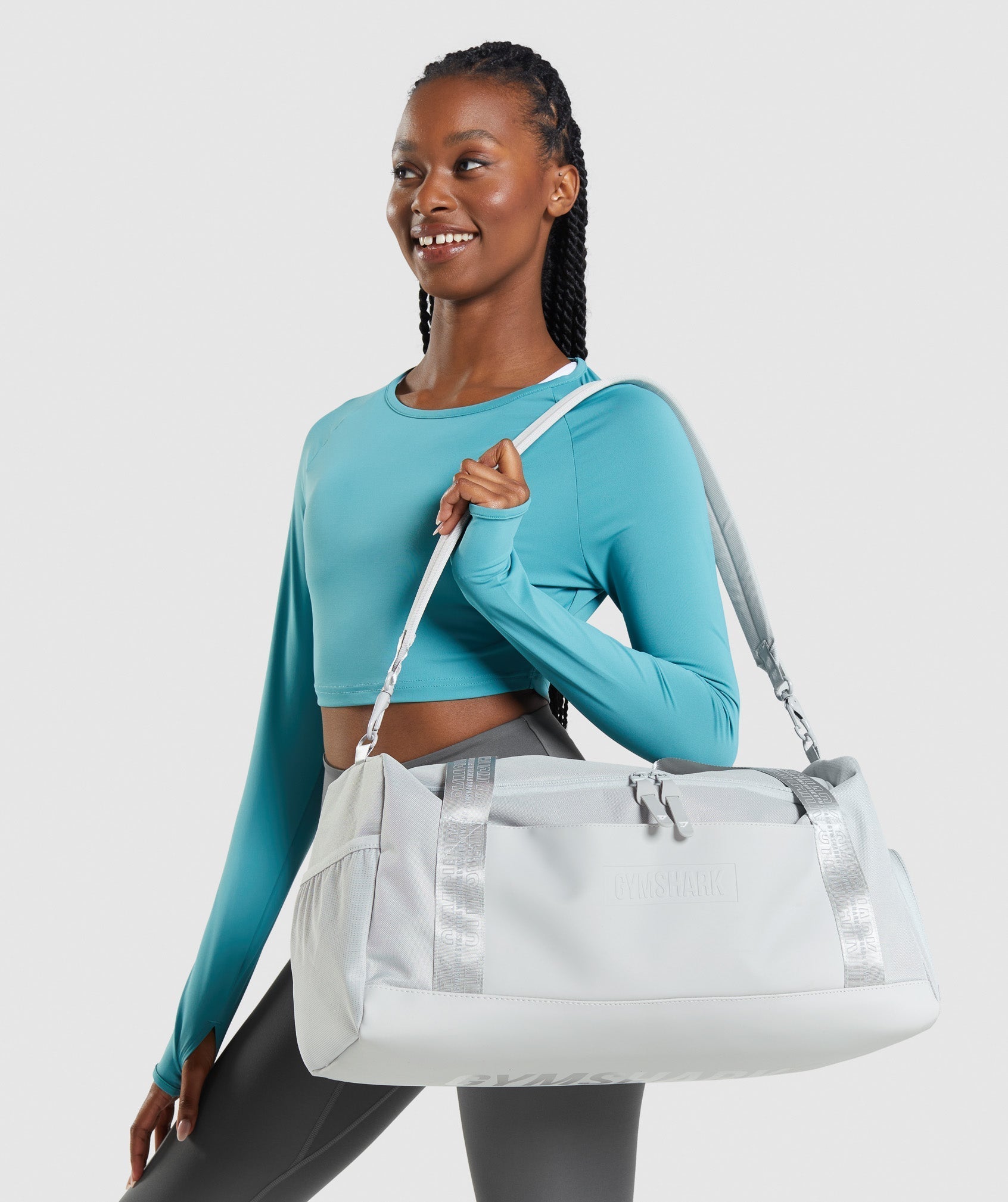 Light Grey Women's Gymshark Small Everyday Gym Bags | SAVXRU-684