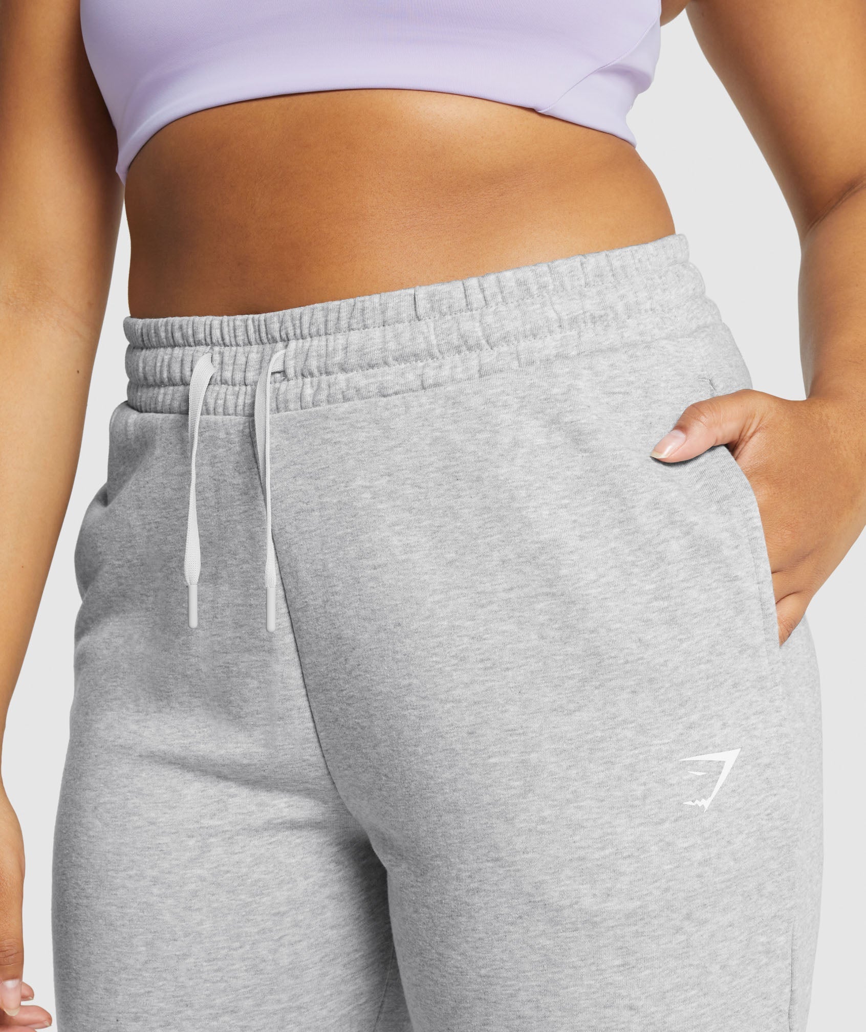 Light Grey Women's Gymshark Training Jogger | FIQKVM-017