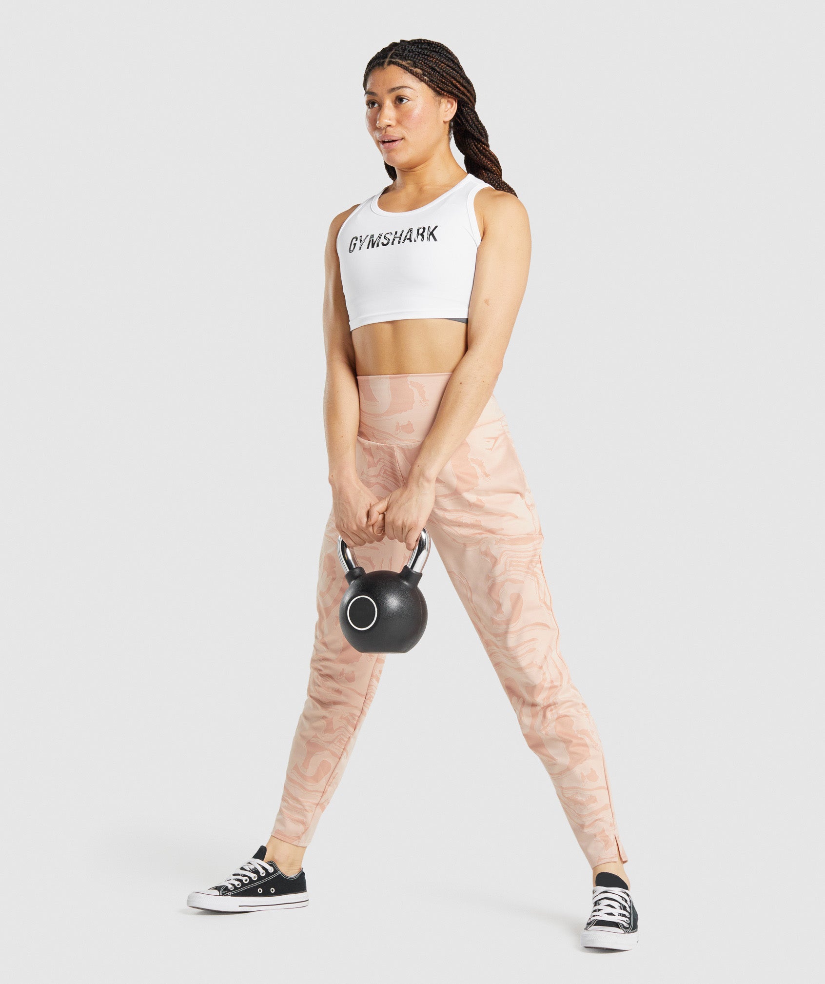 Light Pink Women's Gymshark GS Power Jogger | DGRPZA-762