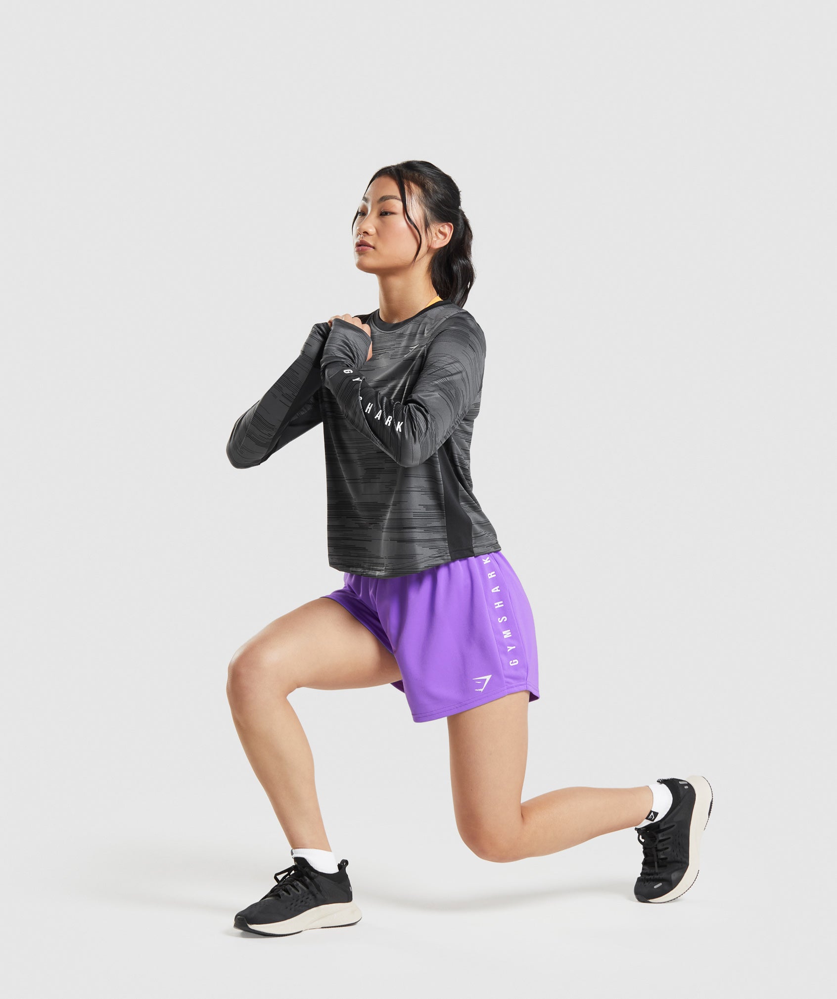 Light Purple Women's Gymshark Sport Loose Shorts | IJBLVR-658