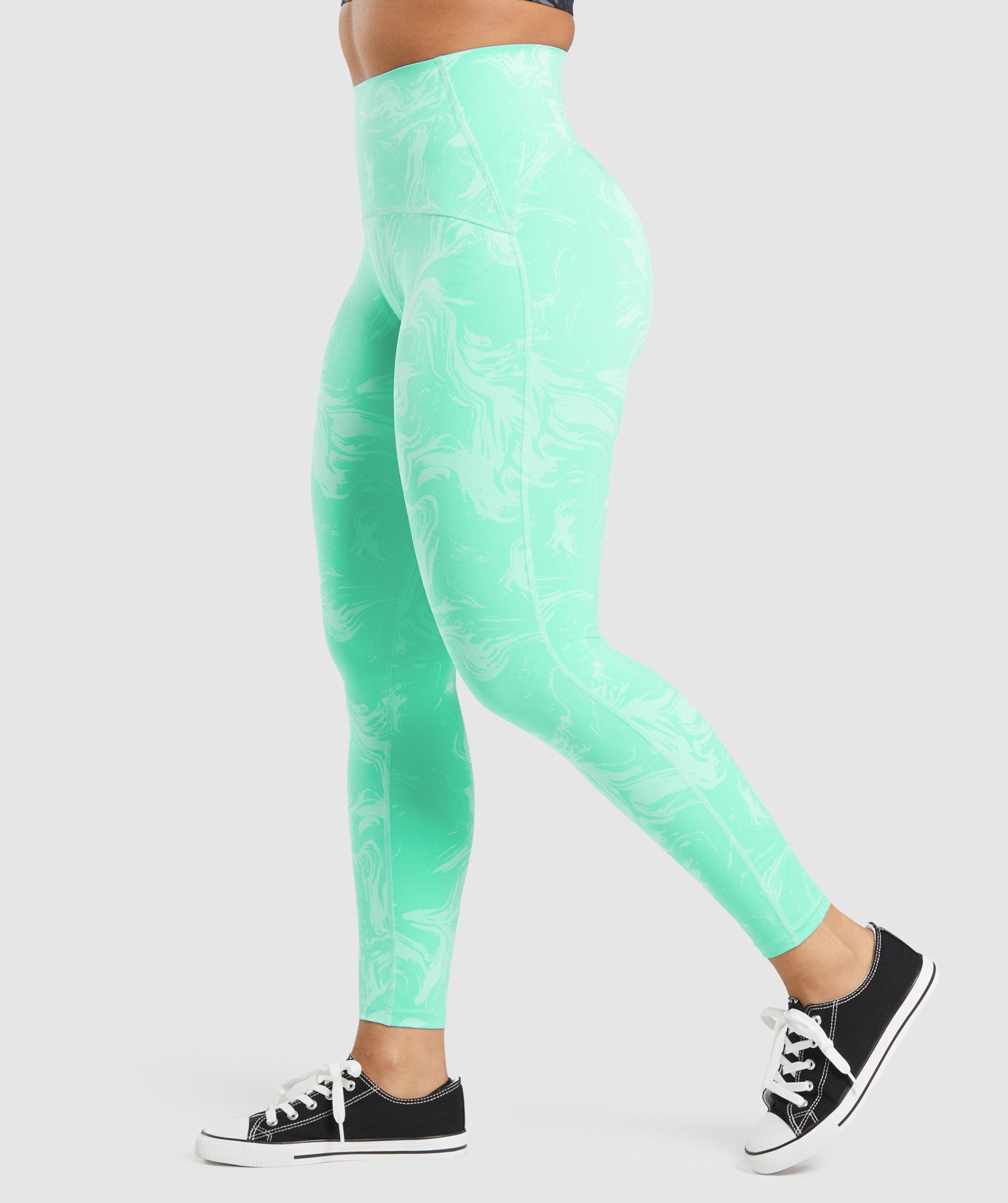 Light Turquoise Women's Gymshark GS Power High Rise Leggings | VXPMBD-981