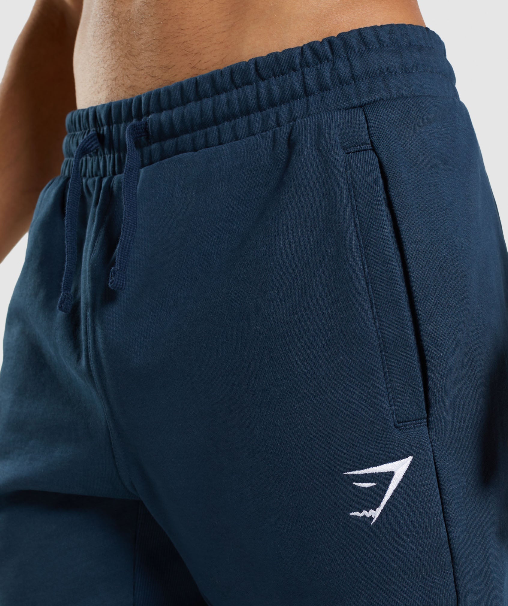 Navy Men's Gymshark Essential Jogger | KARLCN-967