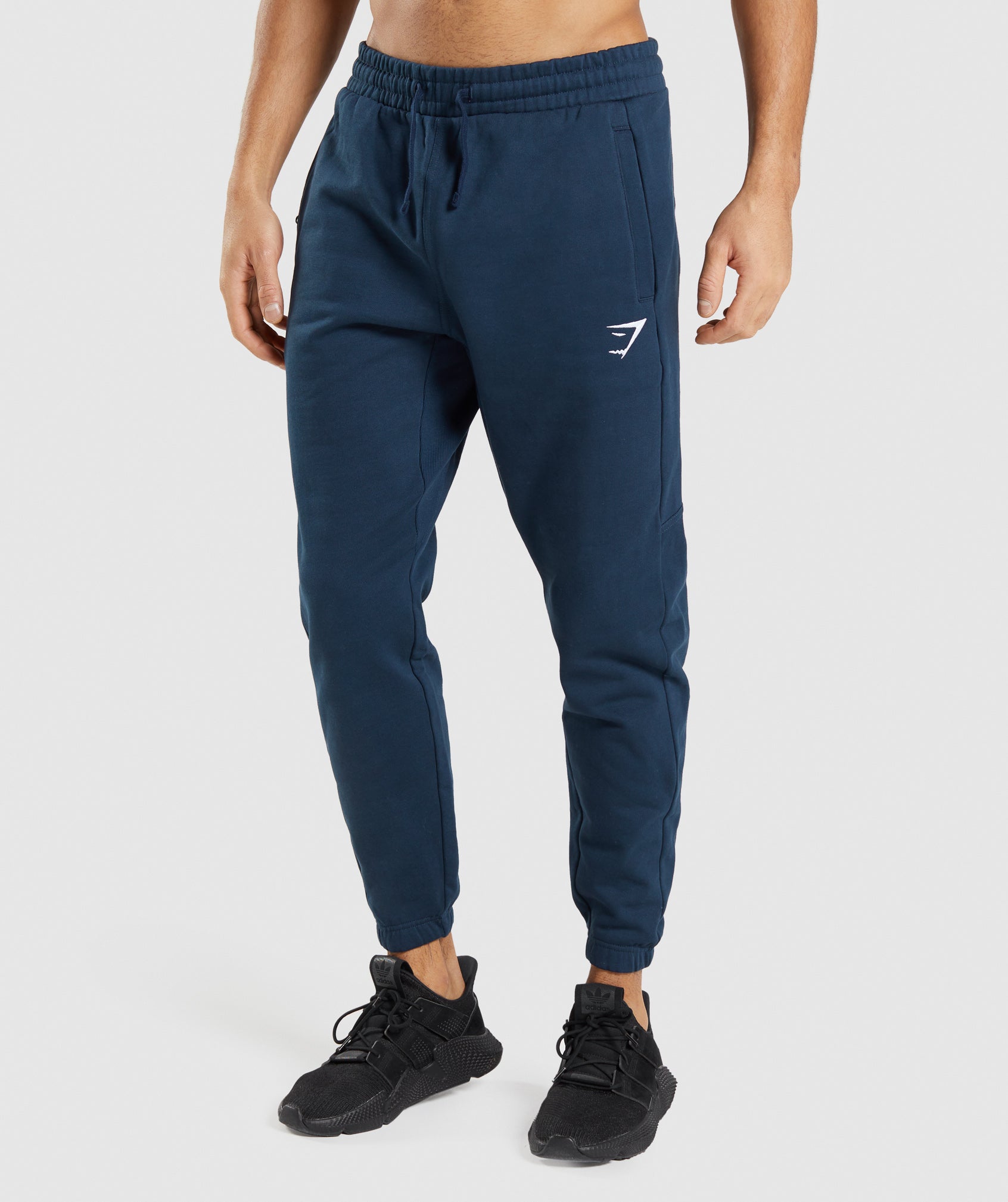 Navy Men\'s Gymshark Essential Jogger | KARLCN-967