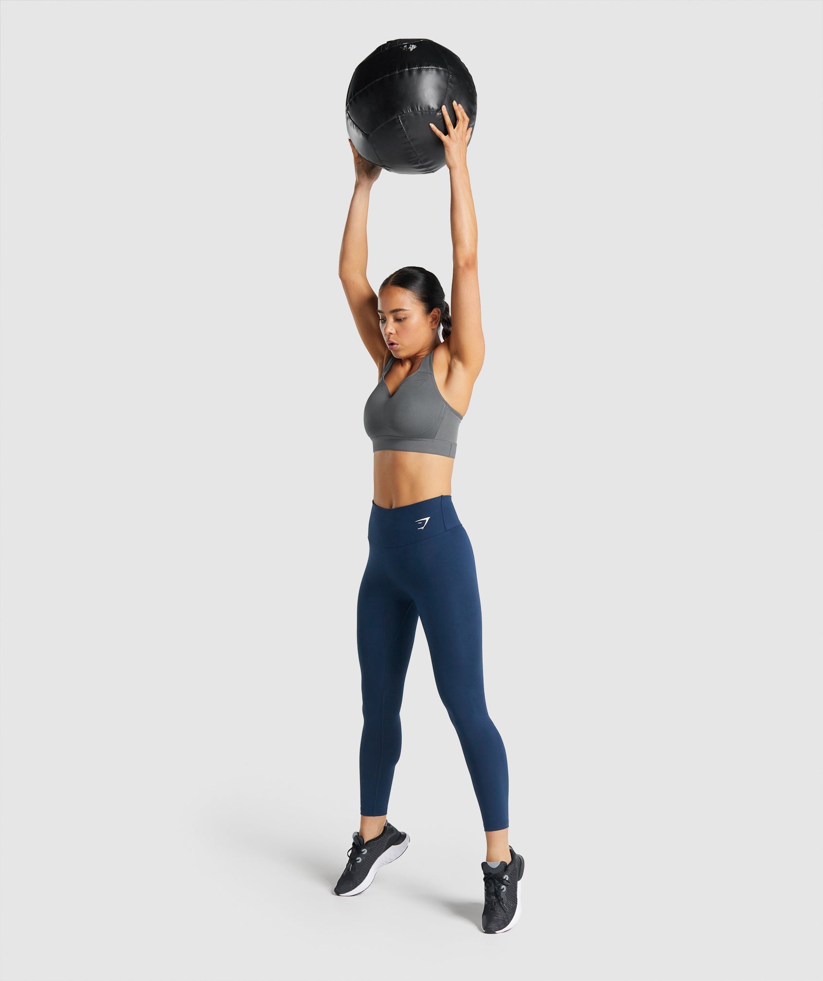 Navy Women's Gymshark Training Leggings | YZTGLW-401