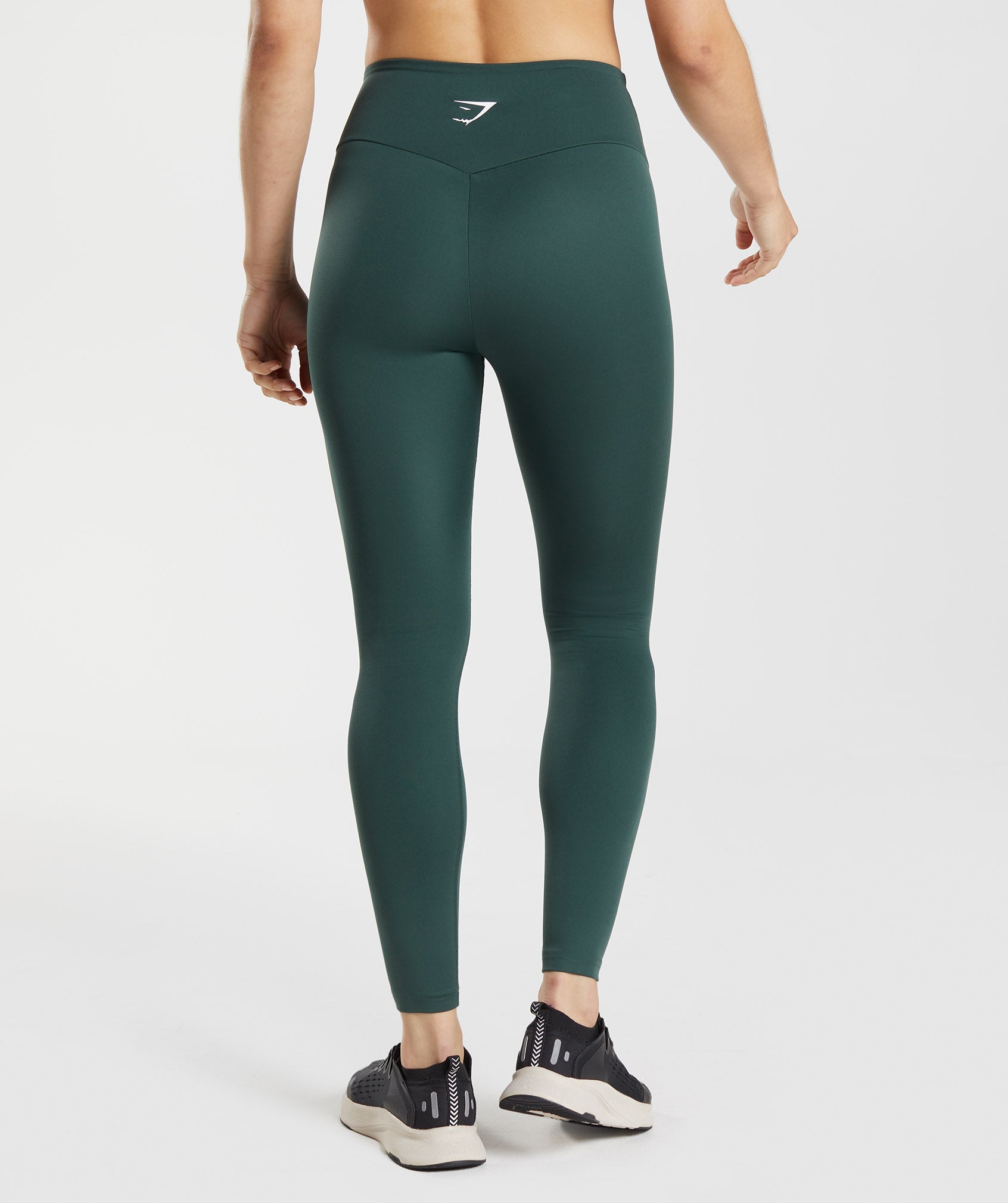 Obsidian Green Women's Gymshark Training Leggings | ROBNMF-378