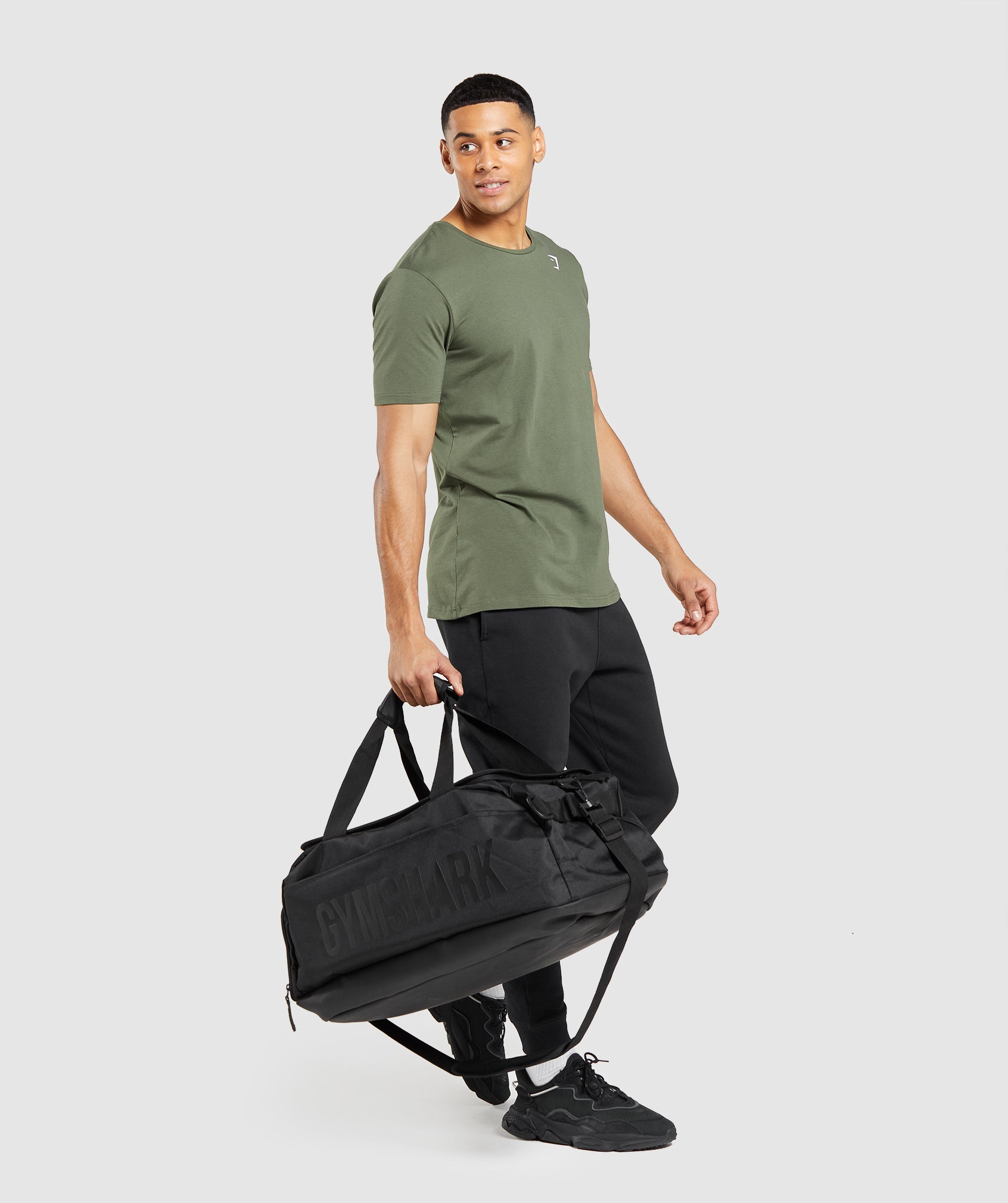 Olive Men's Gymshark Essential T Shirts | AUOHSF-602