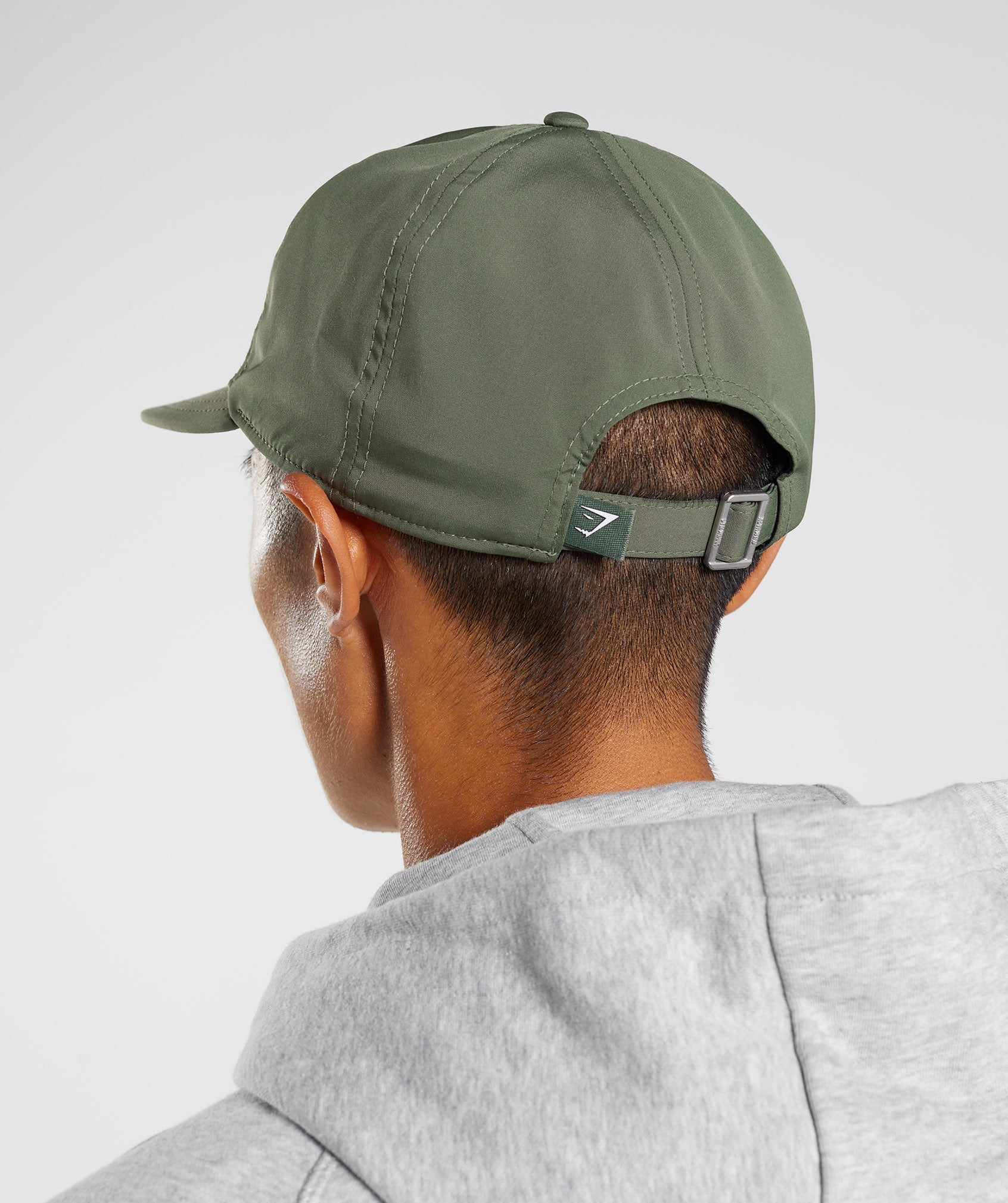 Olive Men's Gymshark Flat Peak Hats | XTWBOZ-205