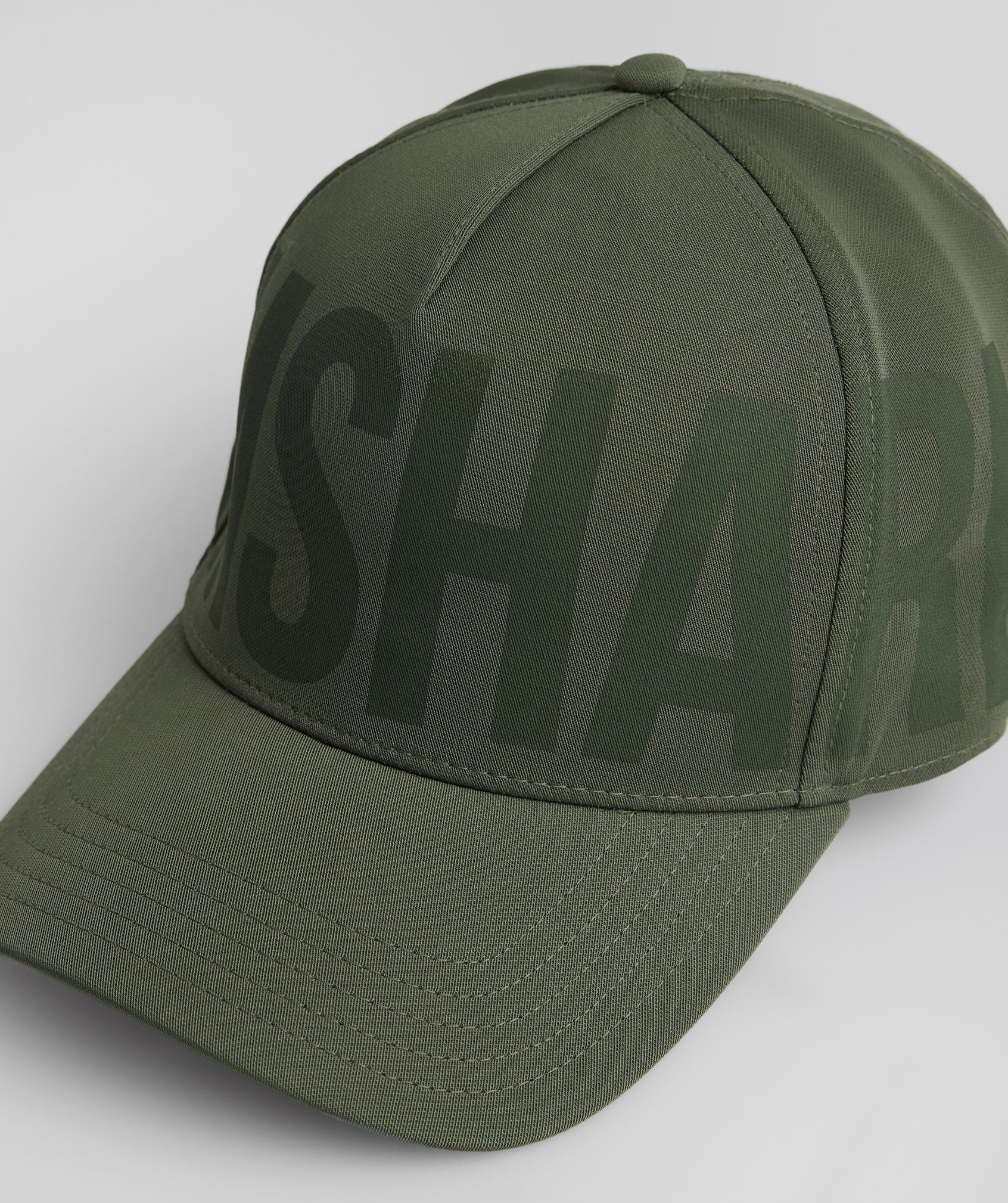 Olive Men's Gymshark Logo Trucker Hats | FWCHLO-536