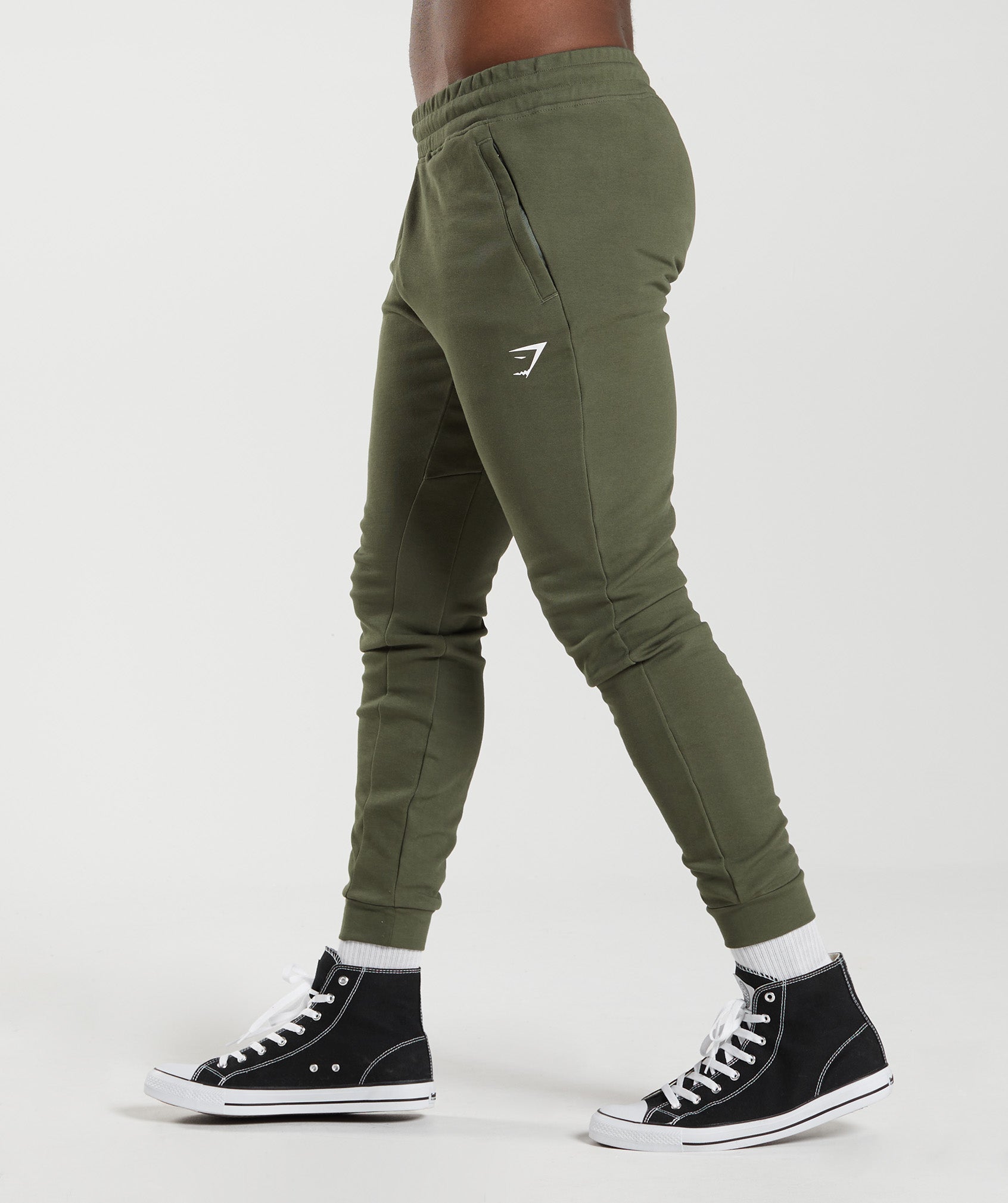 Olive Men's Gymshark React Jogger | BEPAMI-791